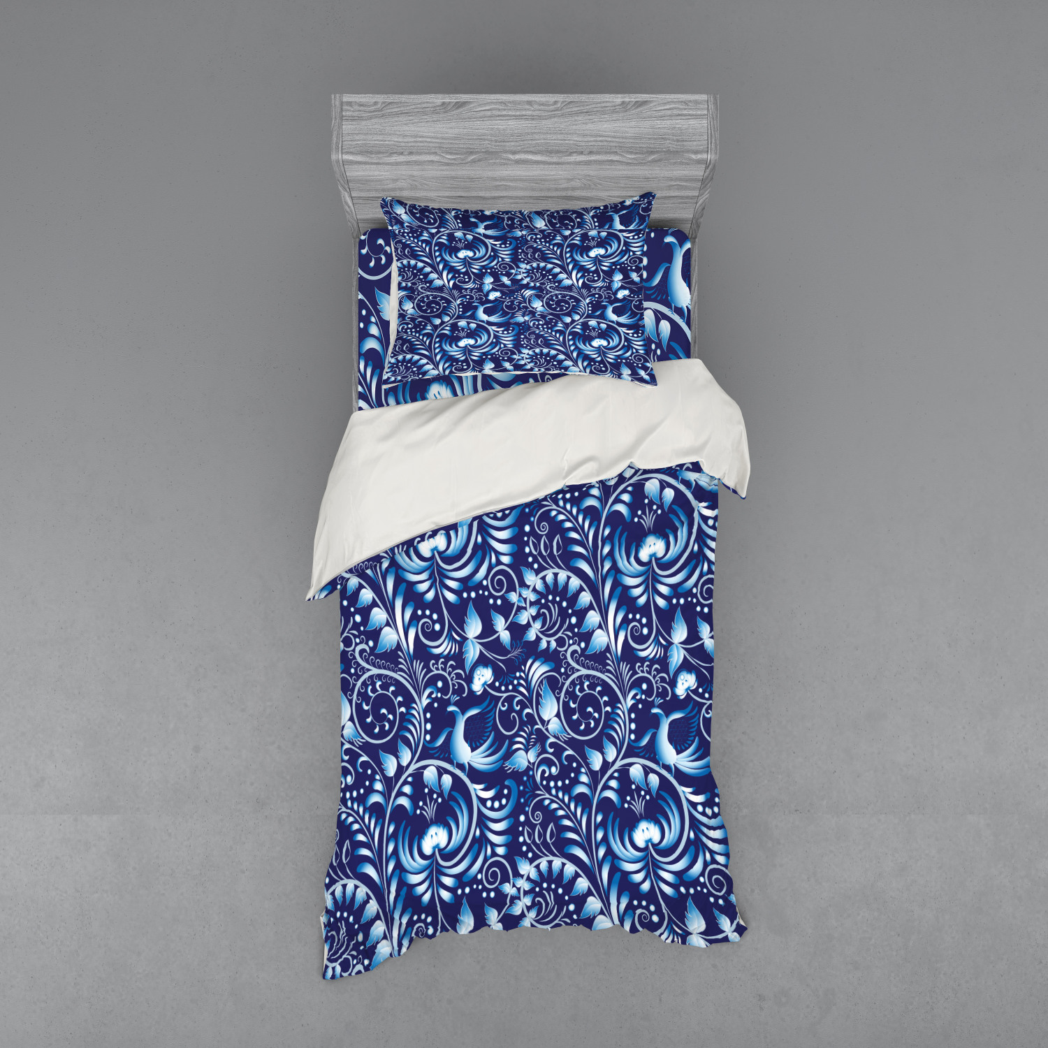 Ambesonne Ethnic Design Bedding Set Duvet Cover Sham Fitted Sheet in 3 Sizes - Picture 89 of 240
