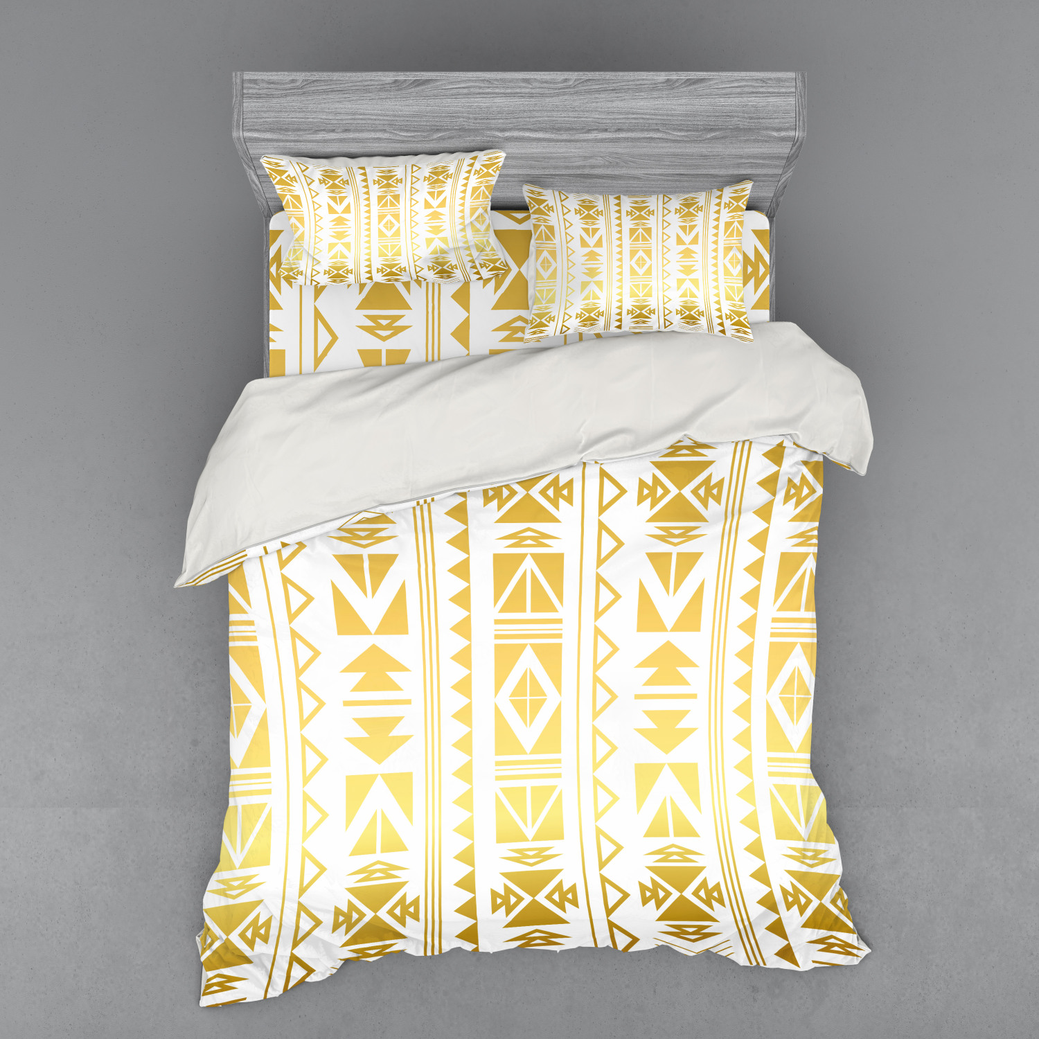Ambesonne Ethnic Design Bedding Set Duvet Cover Sham Fitted Sheet in 3 Sizes - Picture 199 of 240