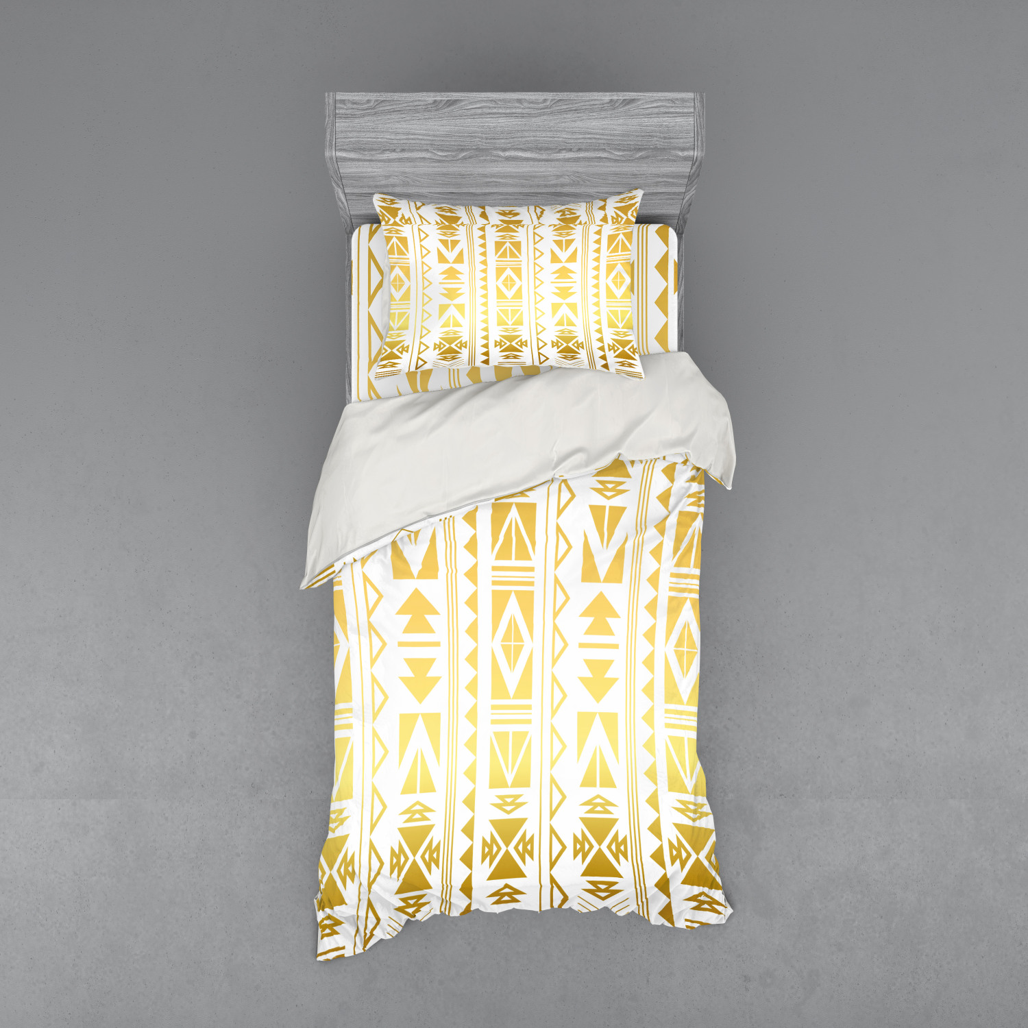 Ambesonne Ethnic Design Bedding Set Duvet Cover Sham Fitted Sheet in 3 Sizes - Picture 197 of 240