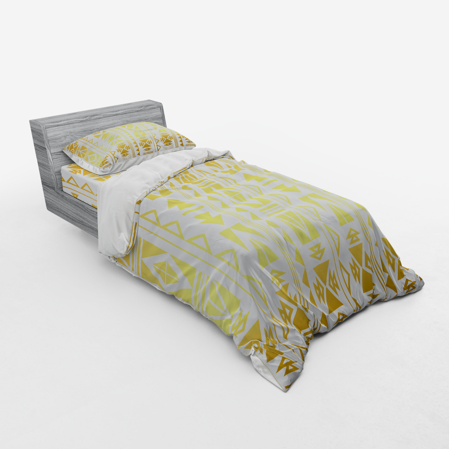 Ambesonne Ethnic Design Bedding Set Duvet Cover Sham Fitted Sheet in 3 Sizes - Picture 198 of 240