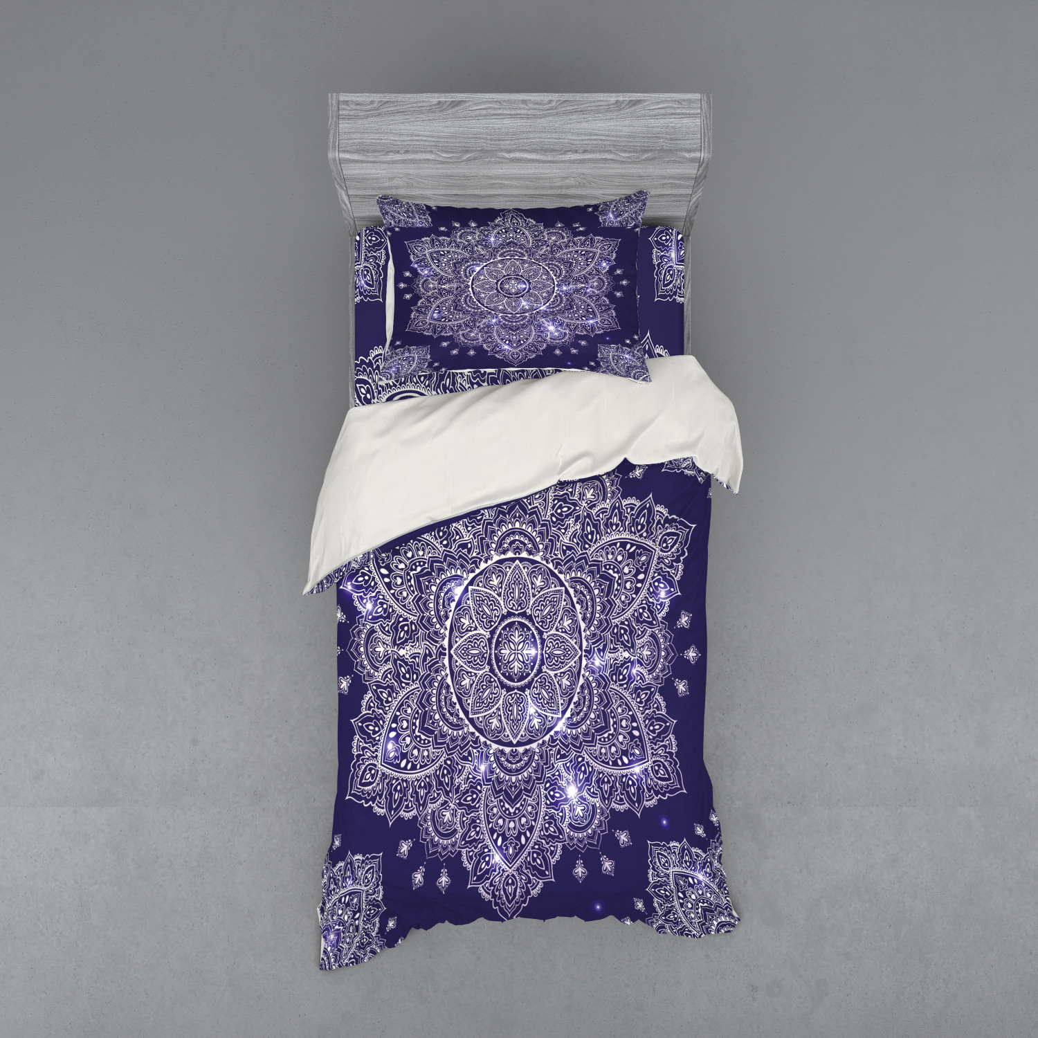 Ambesonne Ethnic Design Bedding Set Duvet Cover Sham Fitted Sheet in 3 Sizes - Picture 81 of 240