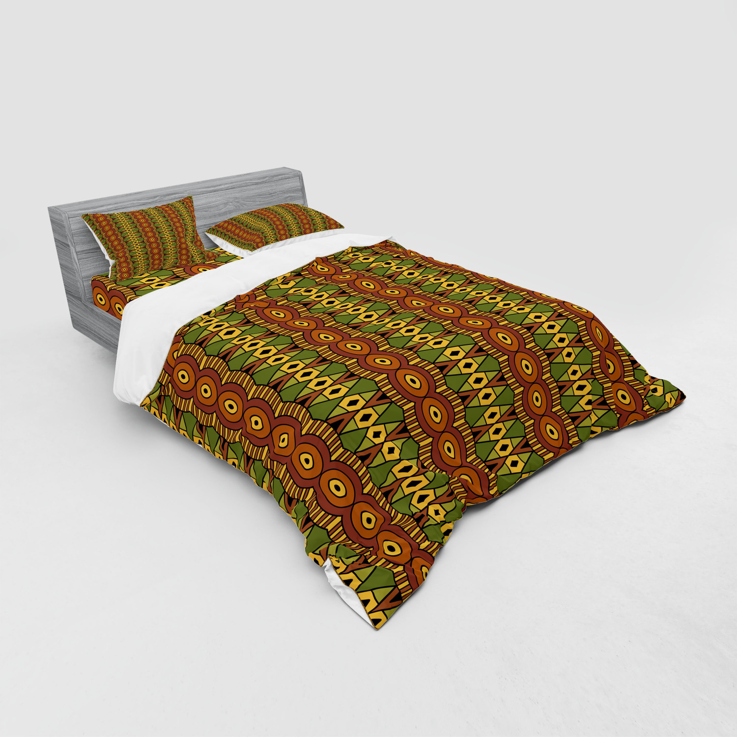 Ambesonne African Theme Bedding Set Duvet Cover Sham ...