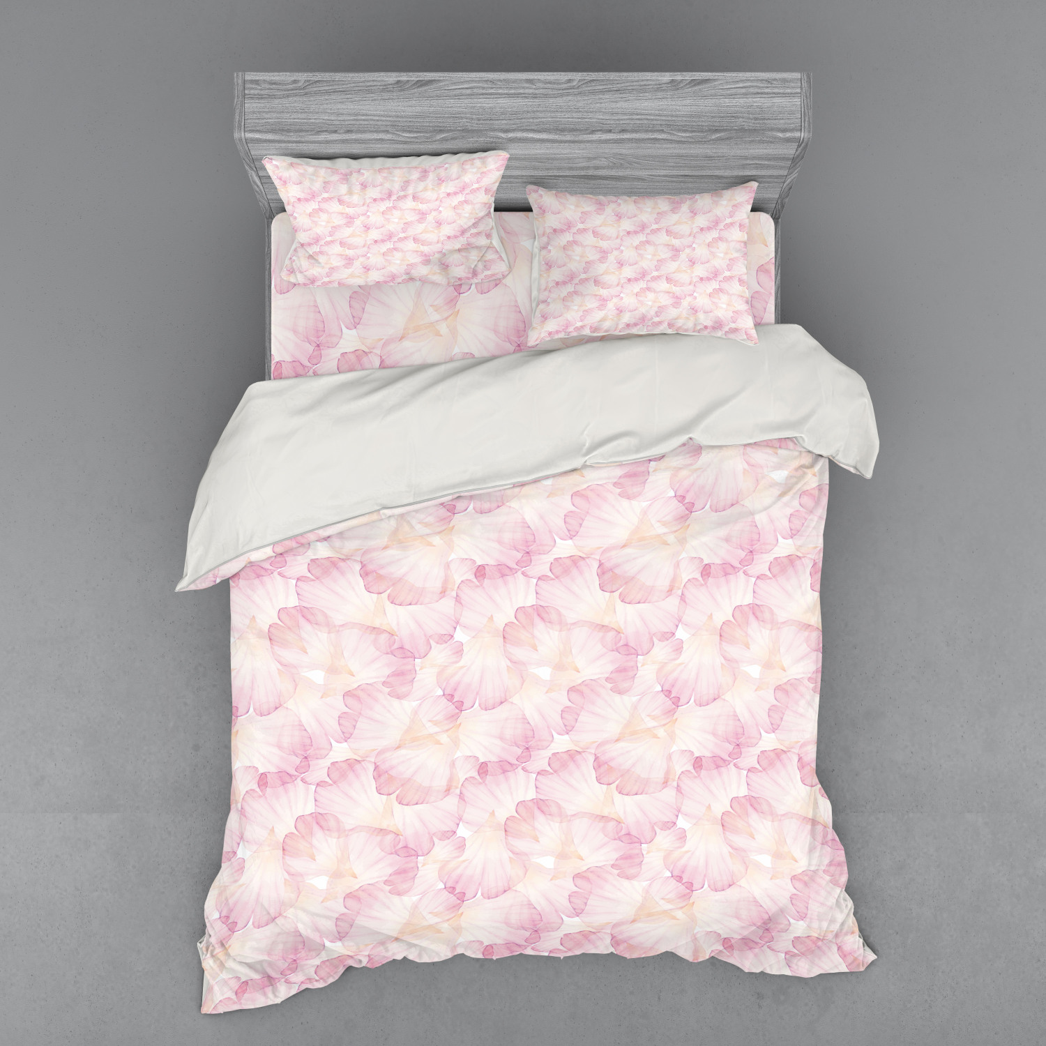 Ambesonne Pastel Design Bedding Set Duvet Cover Sham Fitted Sheet in 3 Sizes - Picture 131 of 236