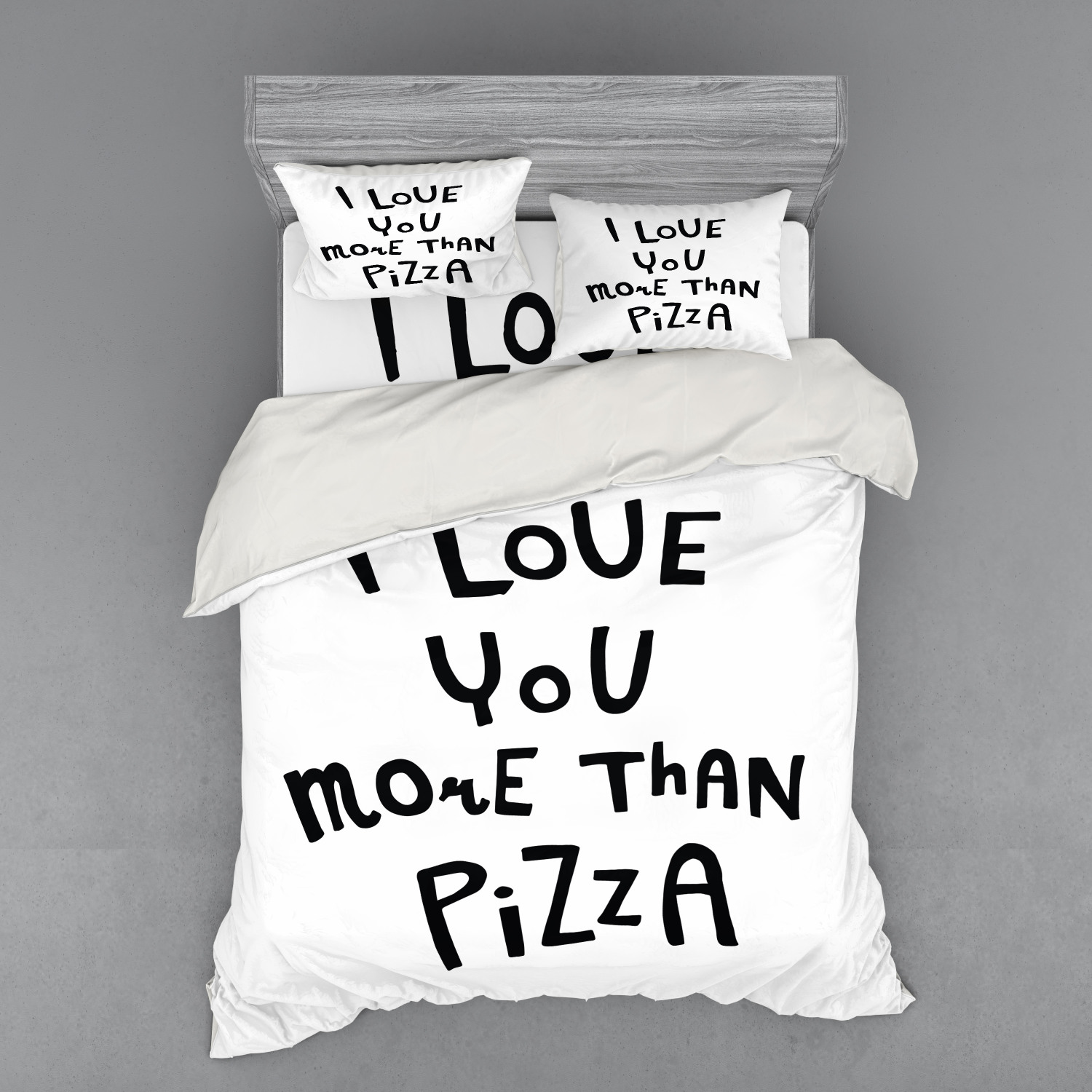 Ambesonne Funny Bedding Set Duvet Cover Sham Fitted Sheet in 3 Sizes eBay