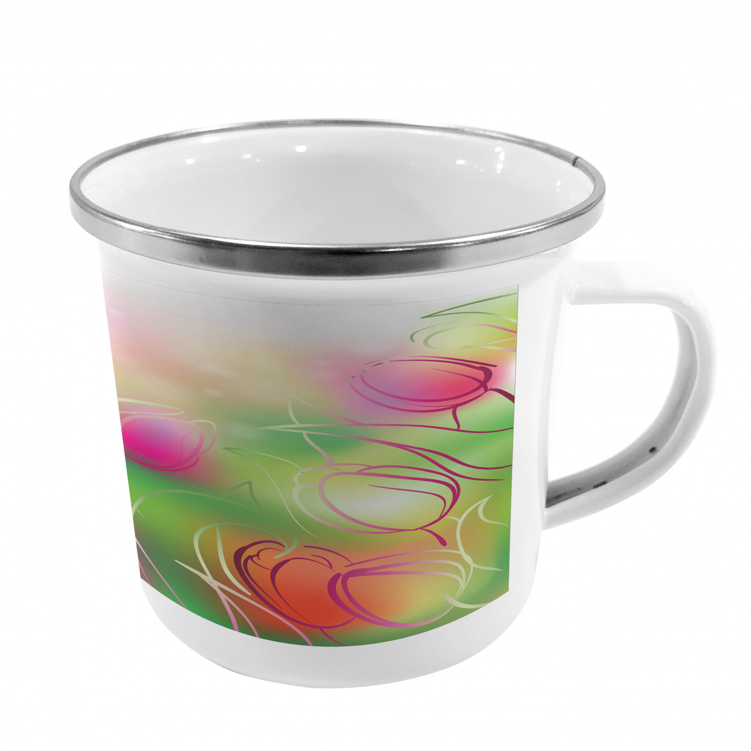 Ambesonne Modern Camping Cup Stainless Steel Mug for Indoors Outdoors - Picture 161 of 183