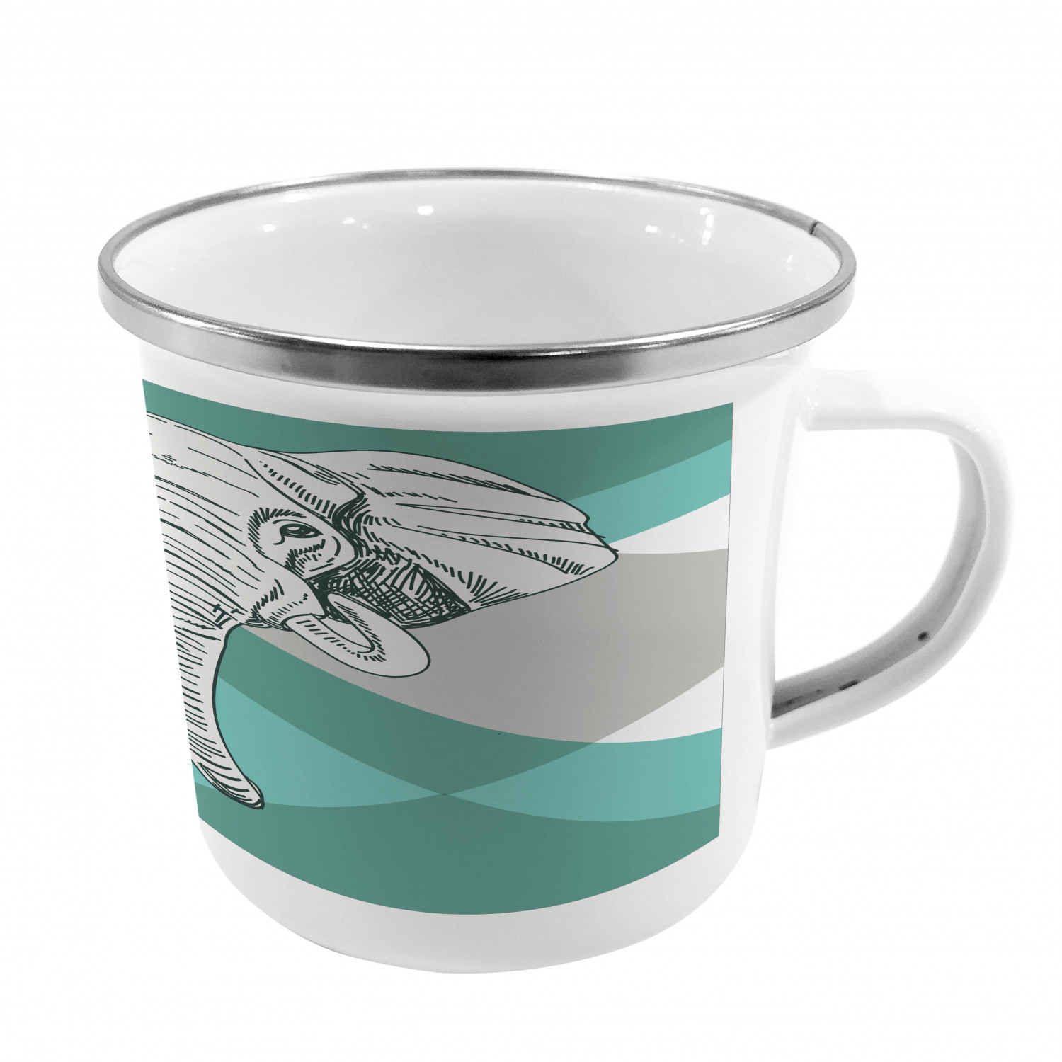 Ambesonne Modern Camping Cup Stainless Steel Mug for Indoors Outdoors - Picture 83 of 183