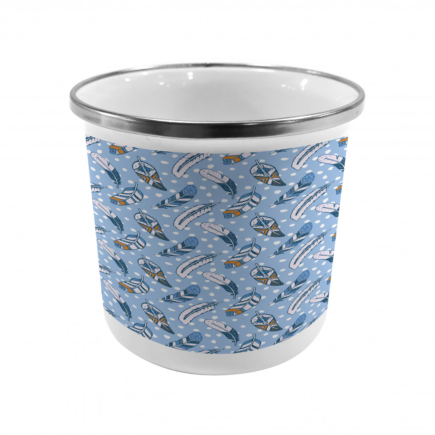 Ambesonne Modern Camping Cup Stainless Steel Mug for Indoors Outdoors - Picture 124 of 183
