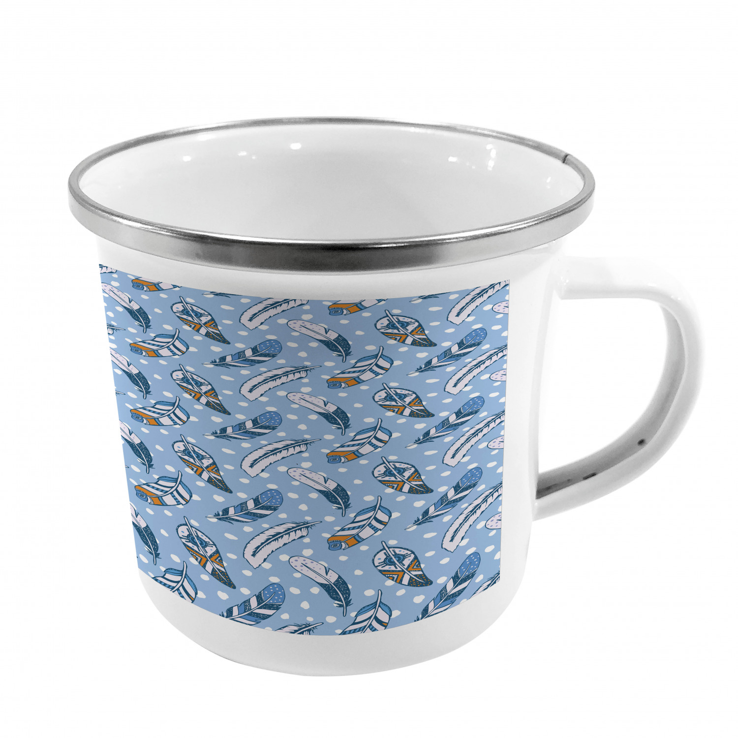 Ambesonne Modern Camping Cup Stainless Steel Mug for Indoors Outdoors - Picture 125 of 183