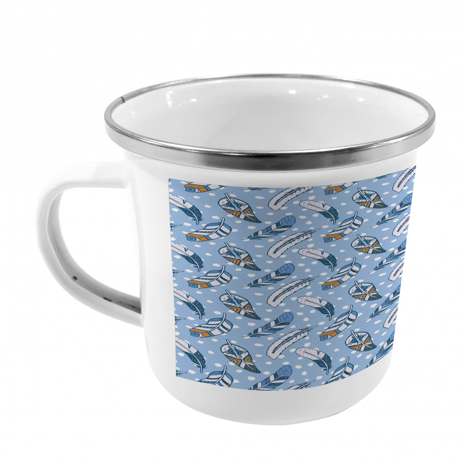 Ambesonne Modern Camping Cup Stainless Steel Mug for Indoors Outdoors - Picture 126 of 183