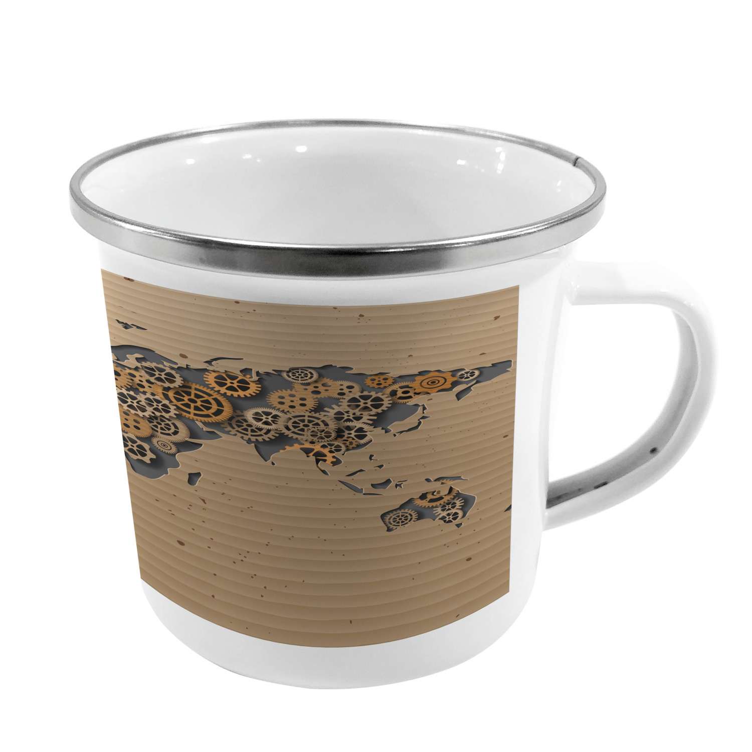 Ambesonne Modern Camping Cup Stainless Steel Mug for Indoors Outdoors - Picture 98 of 183