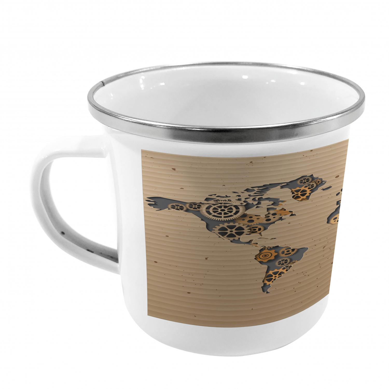 Ambesonne Modern Camping Cup Stainless Steel Mug for Indoors Outdoors - Picture 99 of 183