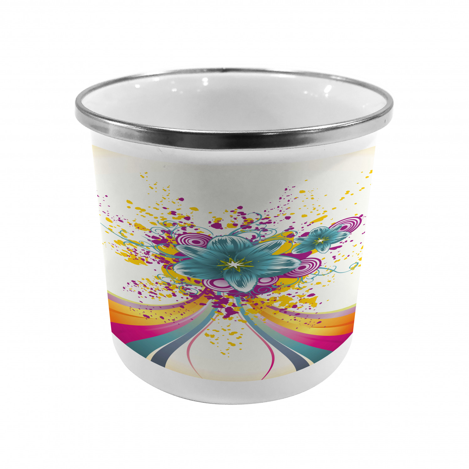 Ambesonne Modern Camping Cup Stainless Steel Mug for Indoors Outdoors - Picture 118 of 183