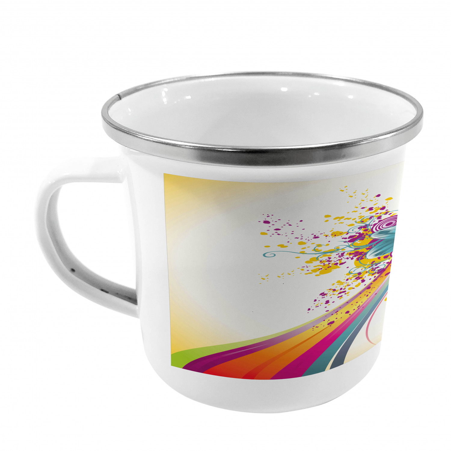 Ambesonne Modern Camping Cup Stainless Steel Mug for Indoors Outdoors - Picture 120 of 183