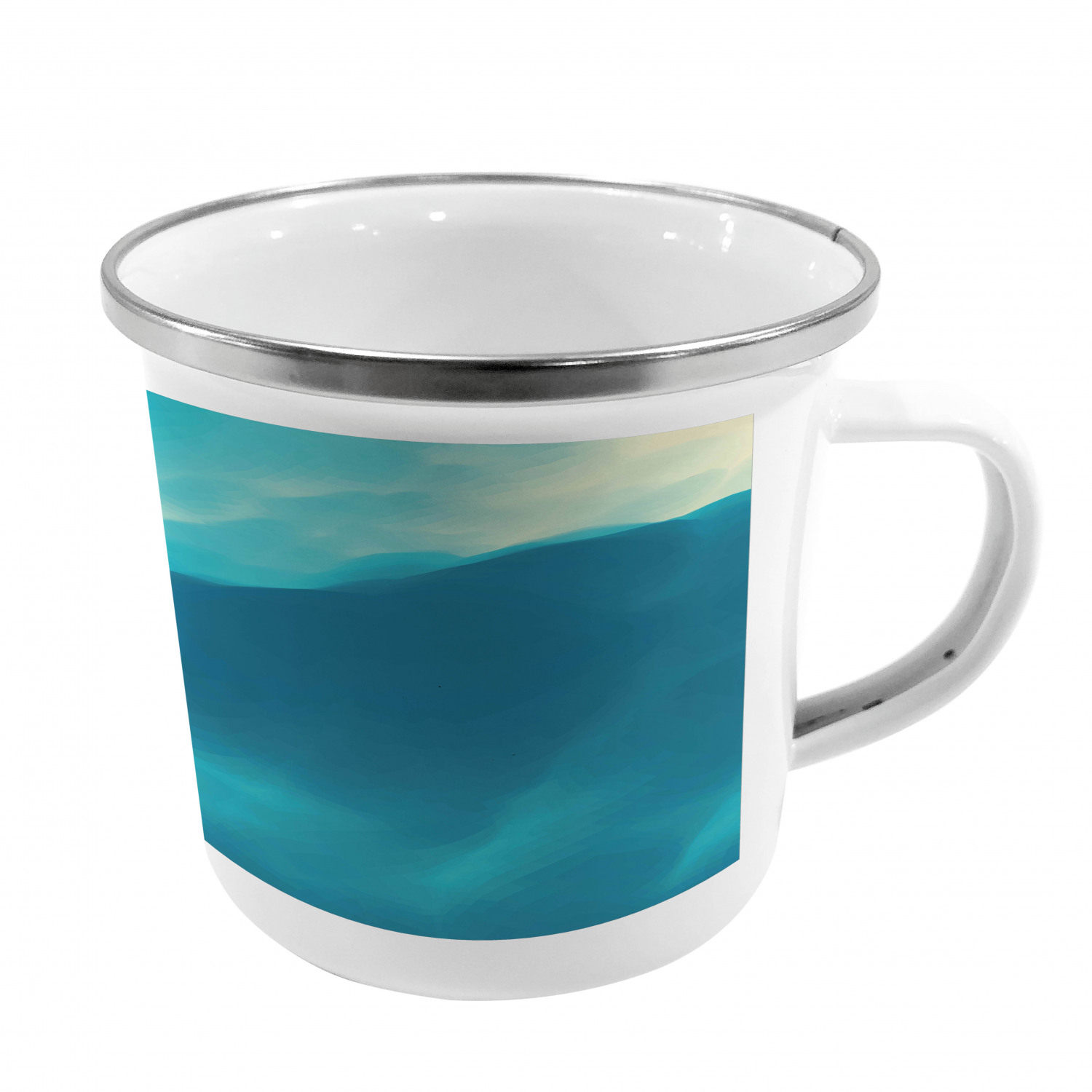 Ambesonne Modern Camping Cup Stainless Steel Mug for Indoors Outdoors - Picture 5 of 183