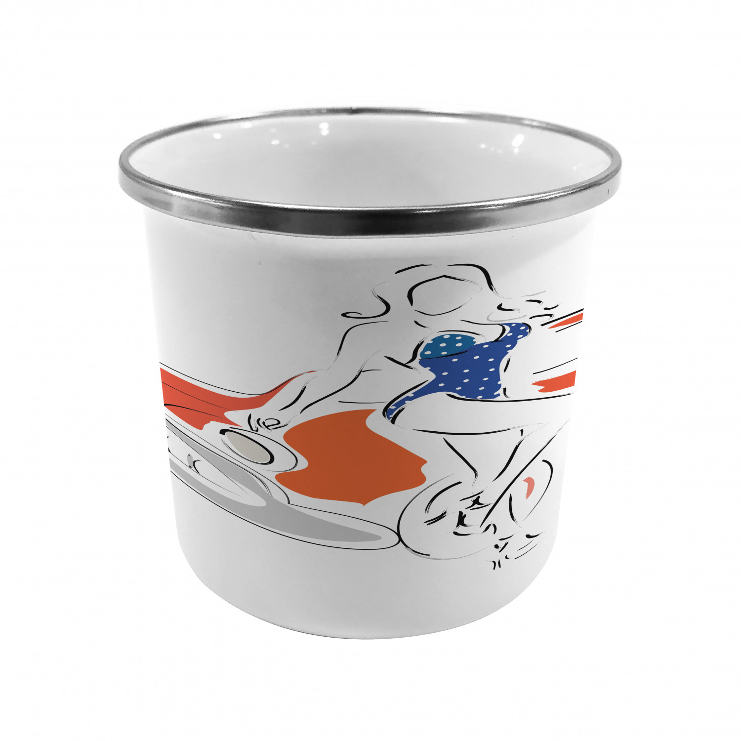 Ambesonne Modern Camping Cup Stainless Steel Mug for Indoors Outdoors - Picture 181 of 183