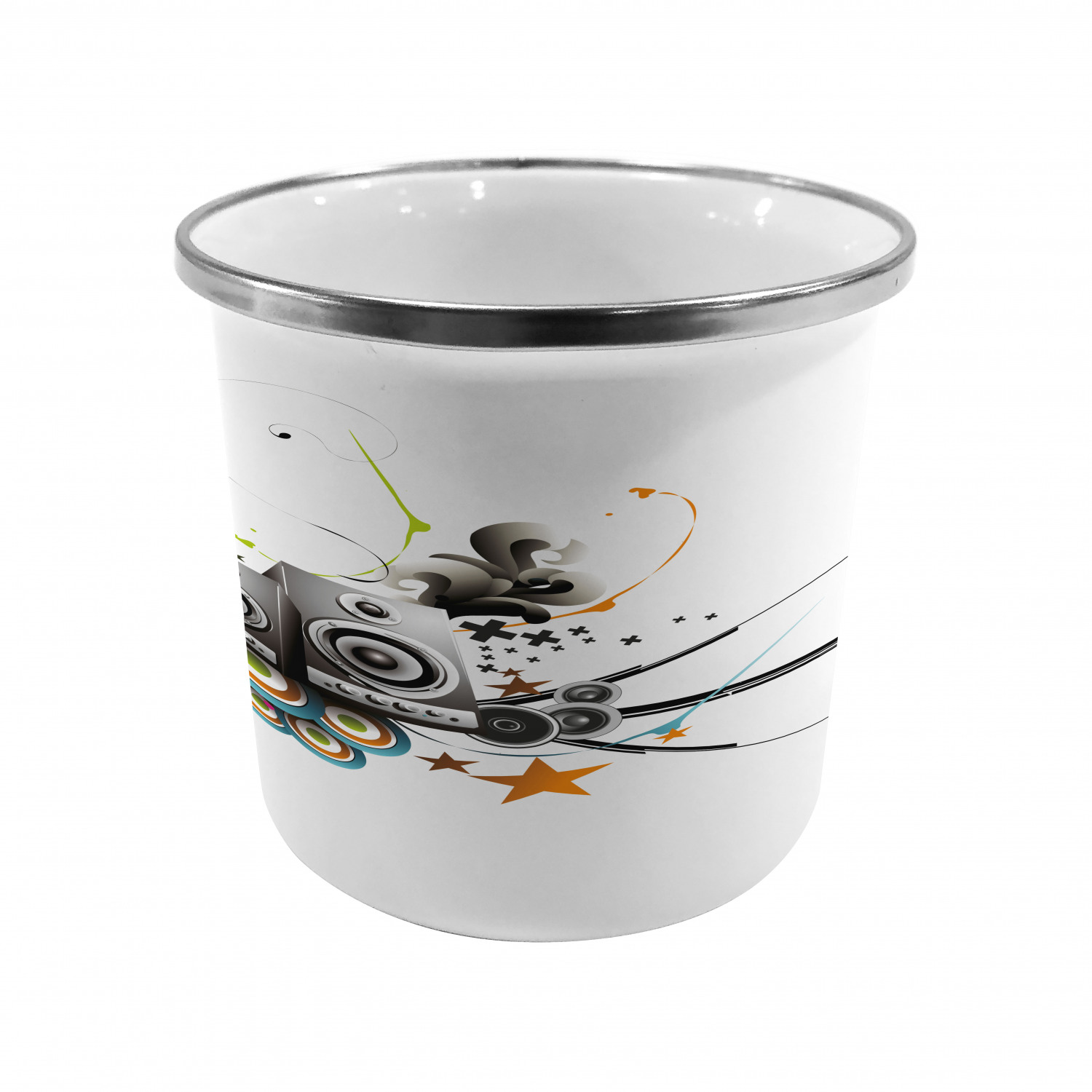 Ambesonne Modern Camping Cup Stainless Steel Mug for Indoors Outdoors - Picture 91 of 183