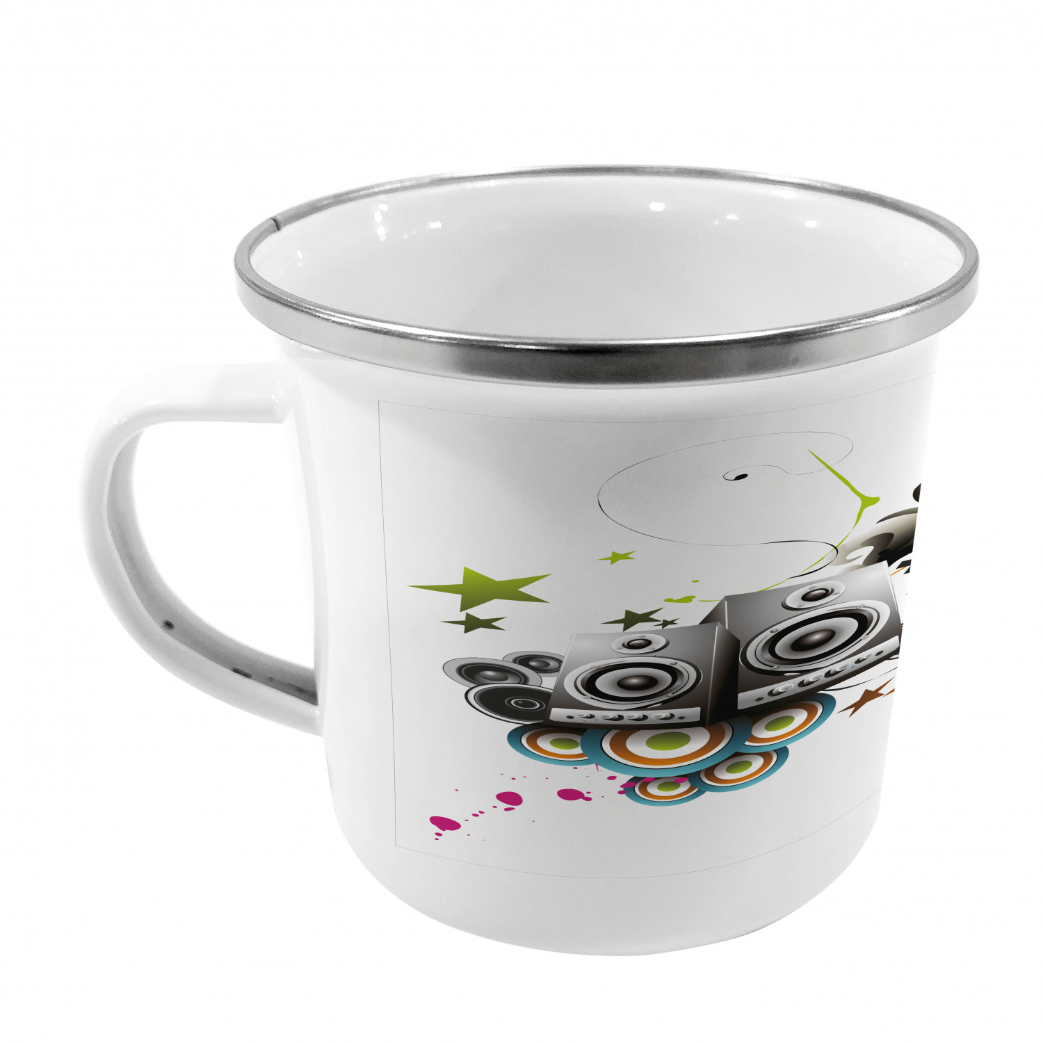 Ambesonne Modern Camping Cup Stainless Steel Mug for Indoors Outdoors - Picture 93 of 183