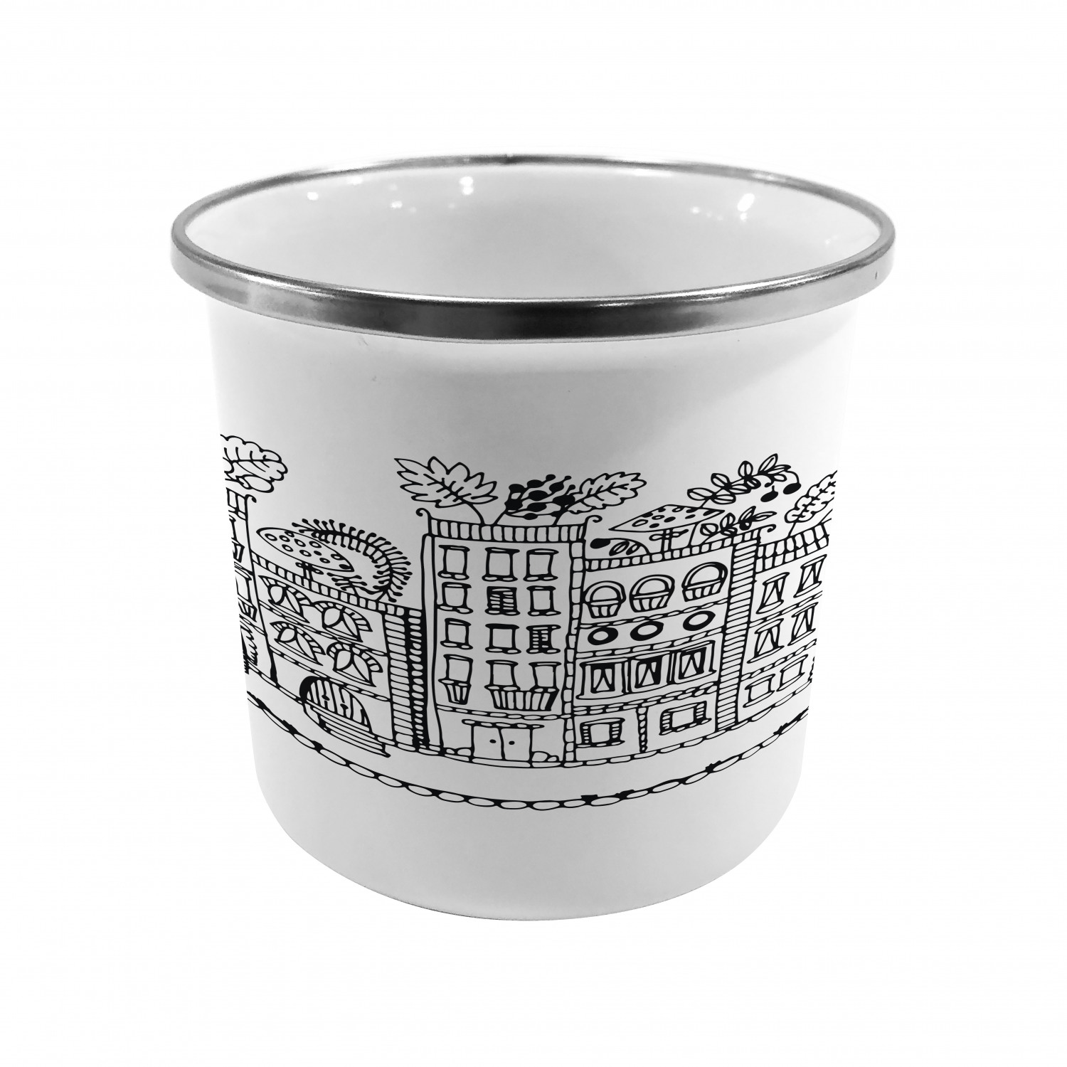 Ambesonne Modern Camping Cup Stainless Steel Mug for Indoors Outdoors - Picture 130 of 183