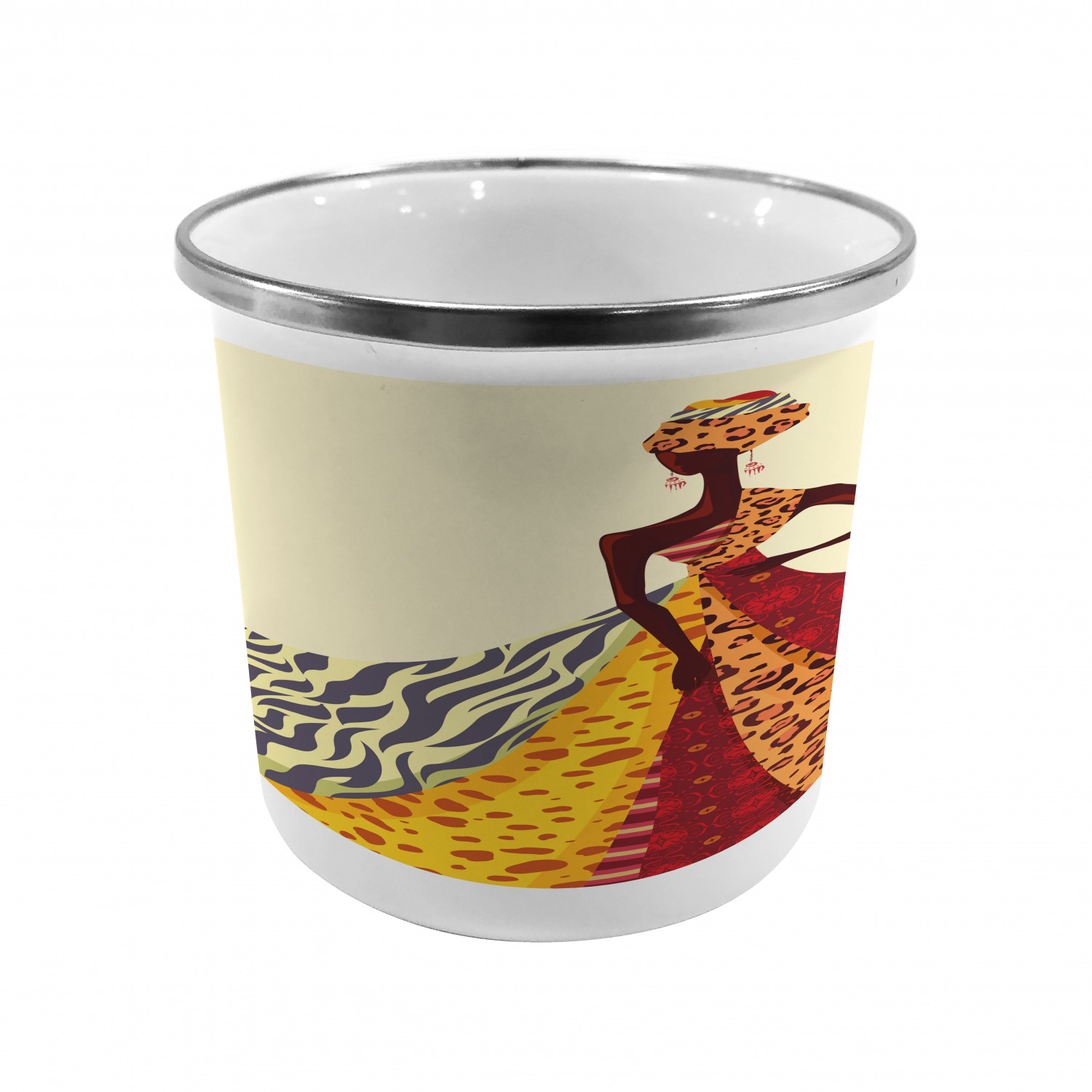Ambesonne Modern Camping Cup Stainless Steel Mug for Indoors Outdoors - Picture 112 of 183