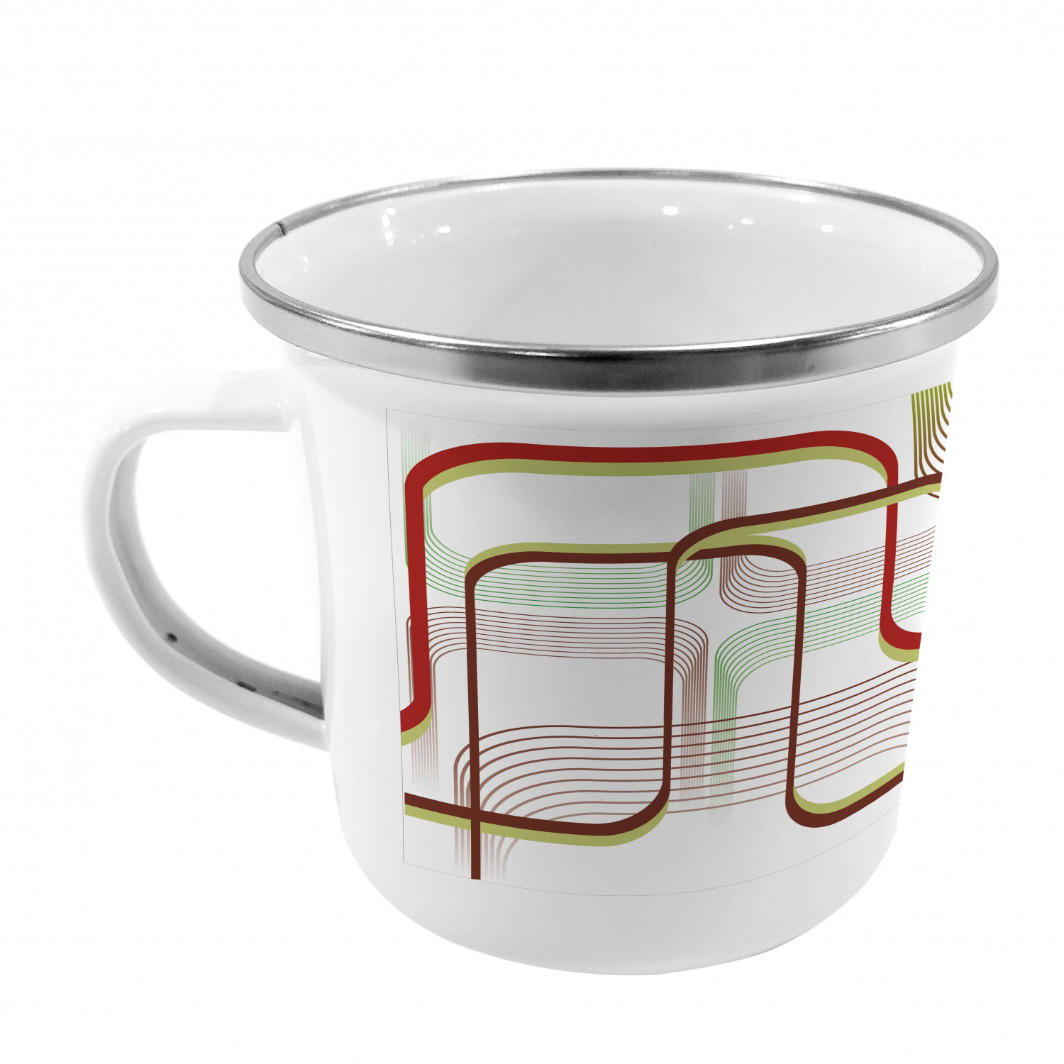 Ambesonne Modern Camping Cup Stainless Steel Mug for Indoors Outdoors - Picture 174 of 183