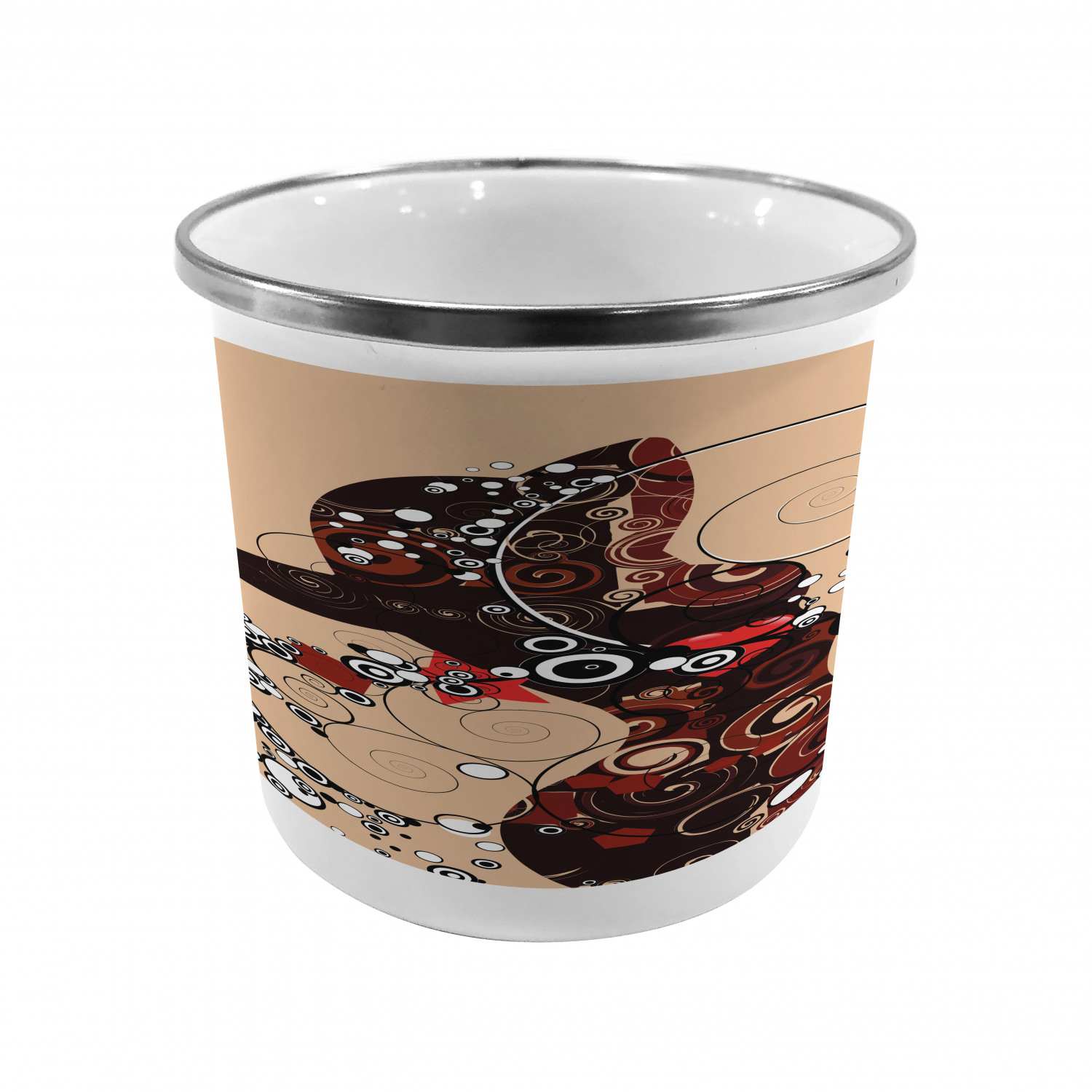 Ambesonne Modern Camping Cup Stainless Steel Mug for Indoors Outdoors - Picture 19 of 183