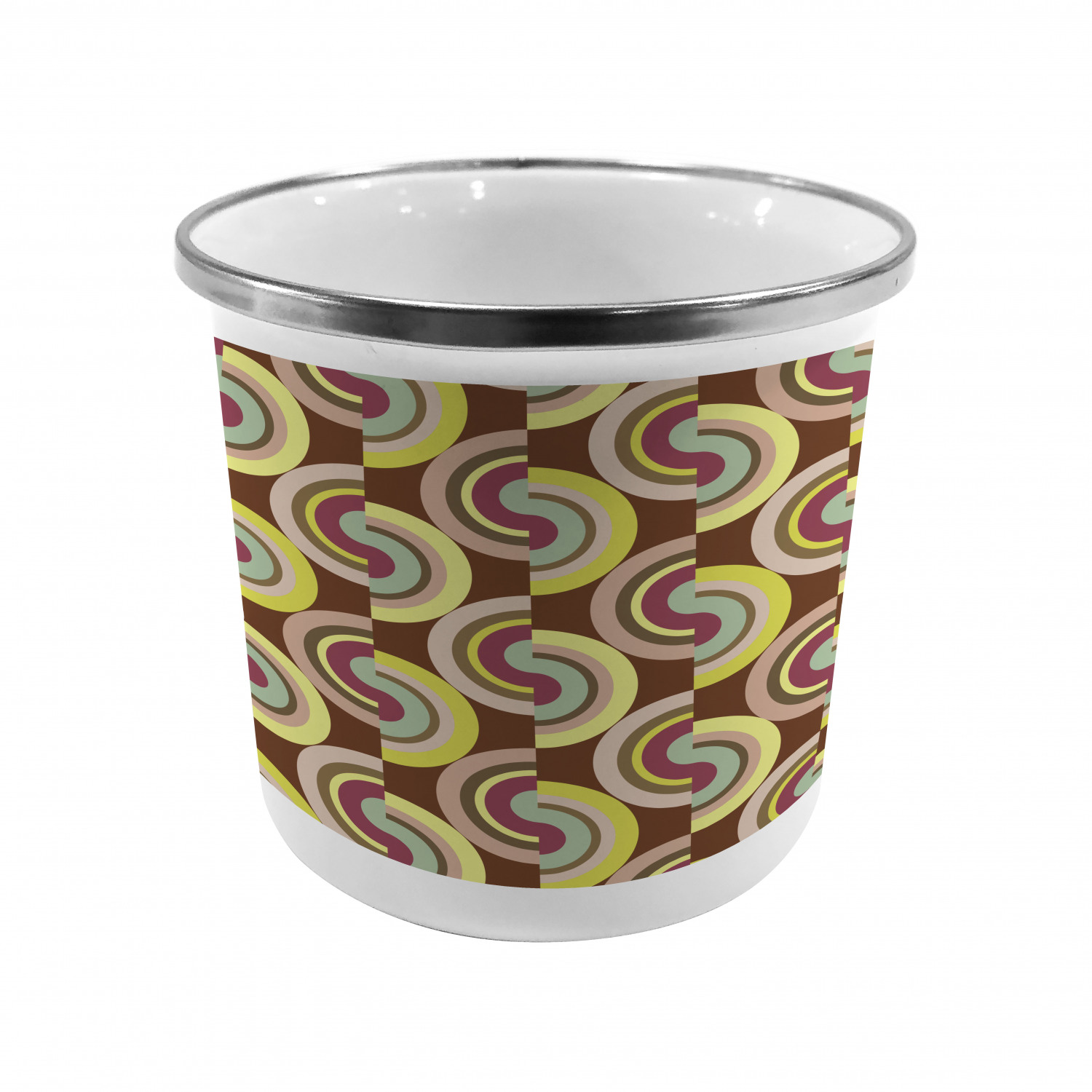 Ambesonne Modern Camping Cup Stainless Steel Mug for Indoors Outdoors - Picture 166 of 183