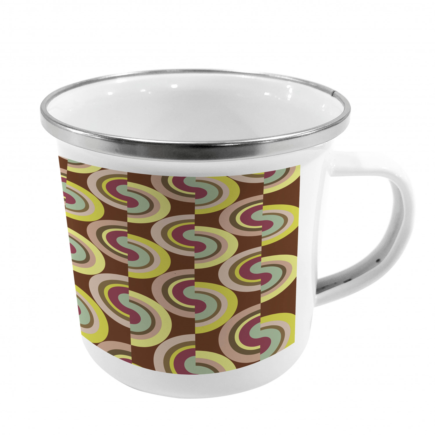Ambesonne Modern Camping Cup Stainless Steel Mug for Indoors Outdoors - Picture 167 of 183