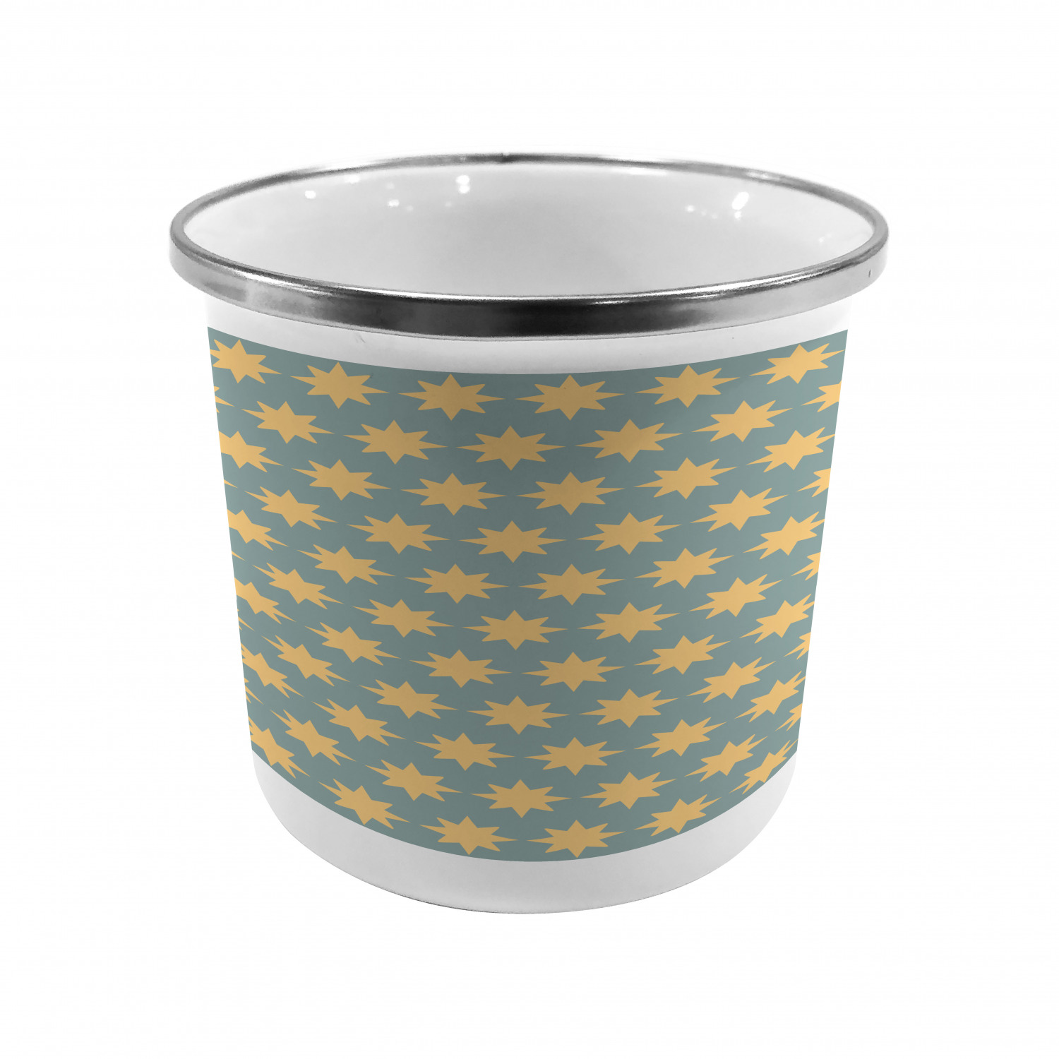 Ambesonne Modern Camping Cup Stainless Steel Mug for Indoors Outdoors - Picture 142 of 183