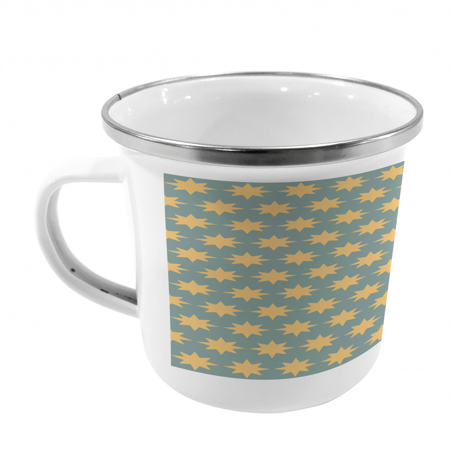 Ambesonne Modern Camping Cup Stainless Steel Mug for Indoors Outdoors - Picture 144 of 183