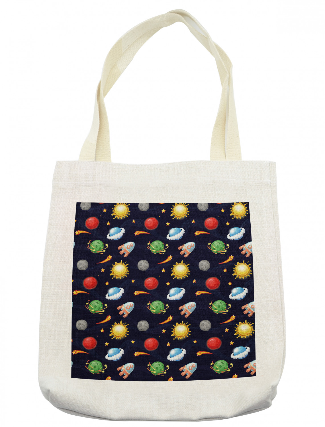 Ambesonne Star Tote Bag Reusable Linen Sack Shopping Books Beach - Picture 28 of 63