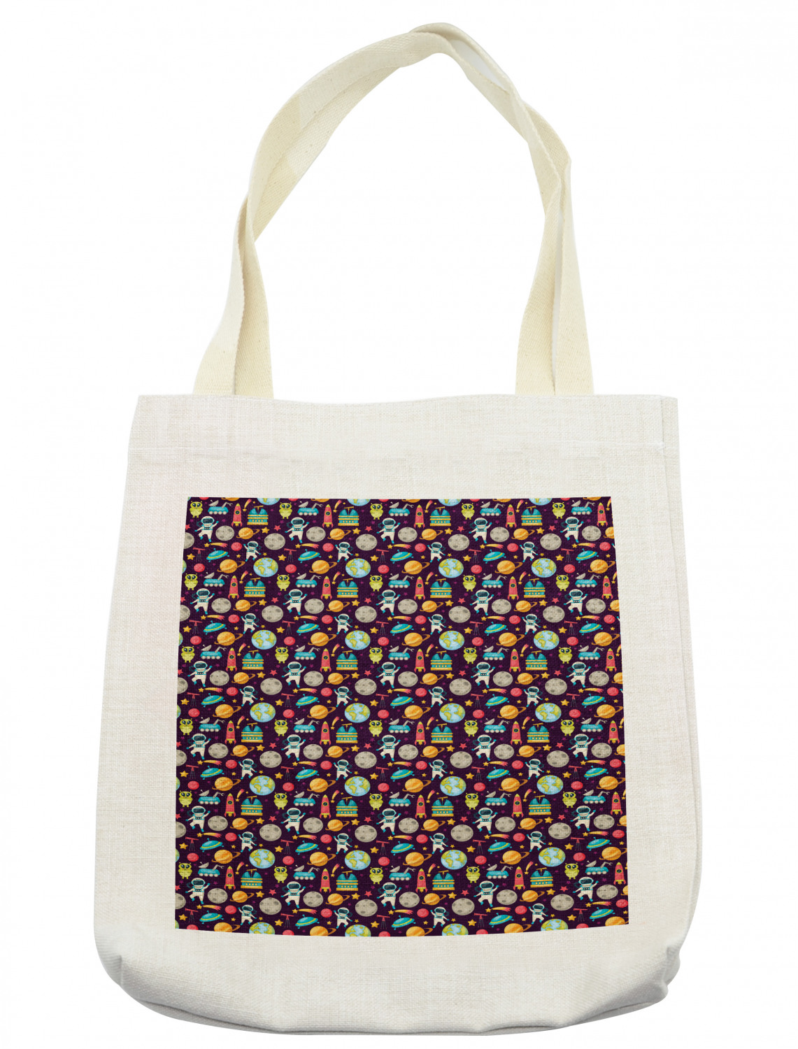 Ambesonne Star Tote Bag Reusable Linen Sack Shopping Books Beach - Picture 36 of 63
