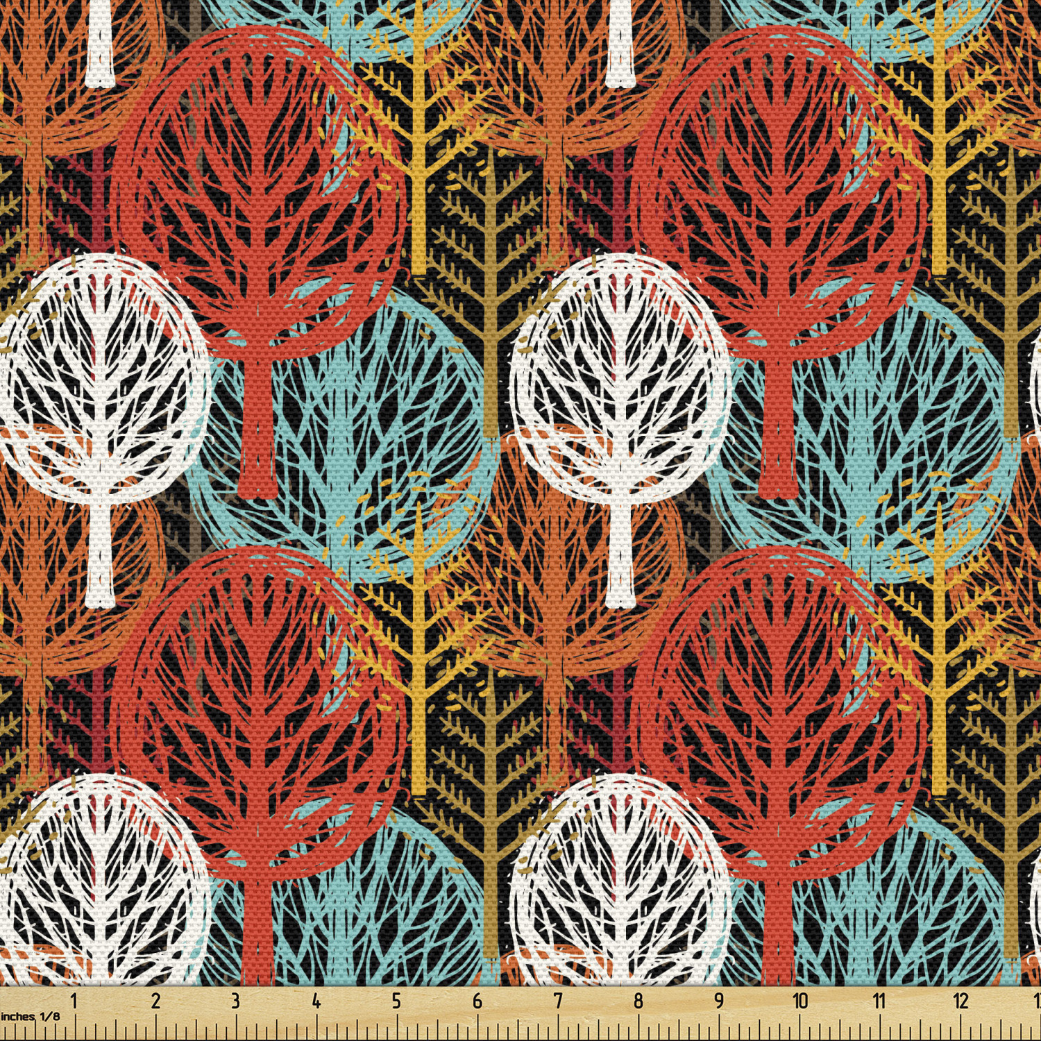 Ambesonne Dock Fabric by The Yard Decorative Upholstery Fabric for Home Accents - Picture 77 of 156