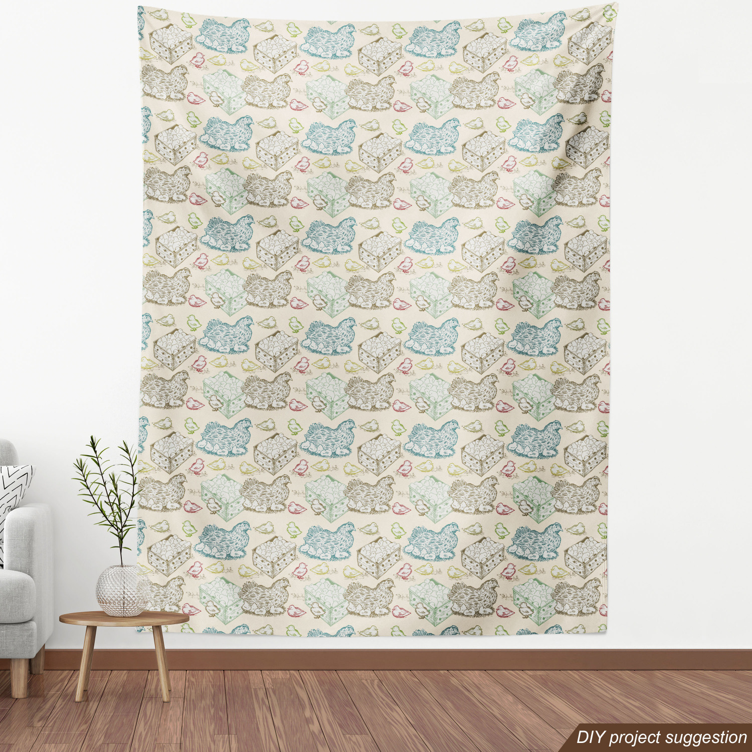 Ambesonne Dock Fabric by The Yard Decorative Upholstery Fabric for Home Accents - Picture 8 of 156