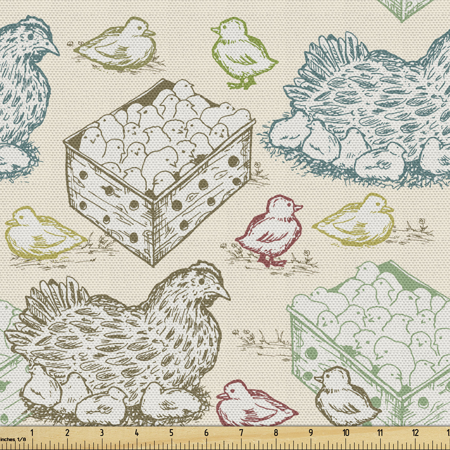 Ambesonne Dock Fabric by The Yard Decorative Upholstery Fabric for Home Accents - Picture 5 of 156