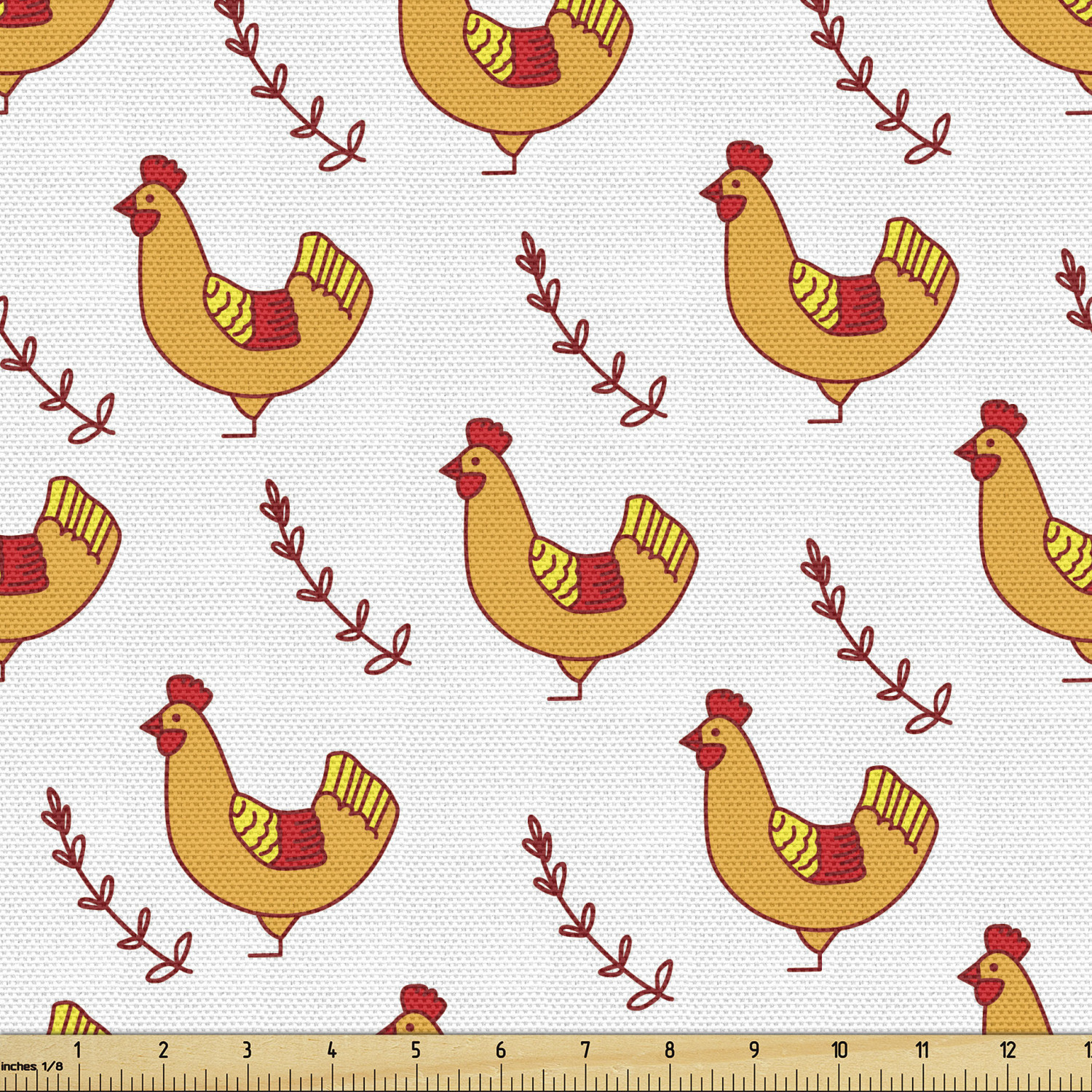Ambesonne Dock Fabric by The Yard Decorative Upholstery Fabric for Home Accents - Picture 53 of 156