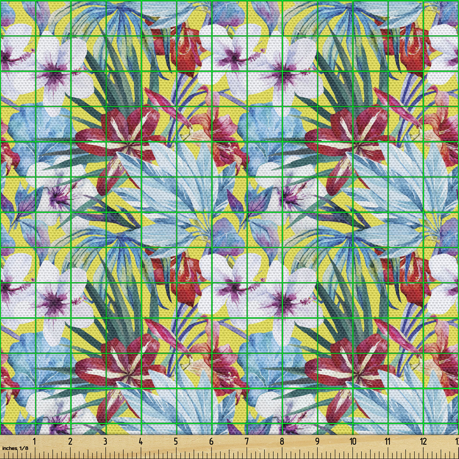 Ambesonne Dock Fabric by The Yard Decorative Upholstery Fabric for Home Accents - Picture 138 of 156