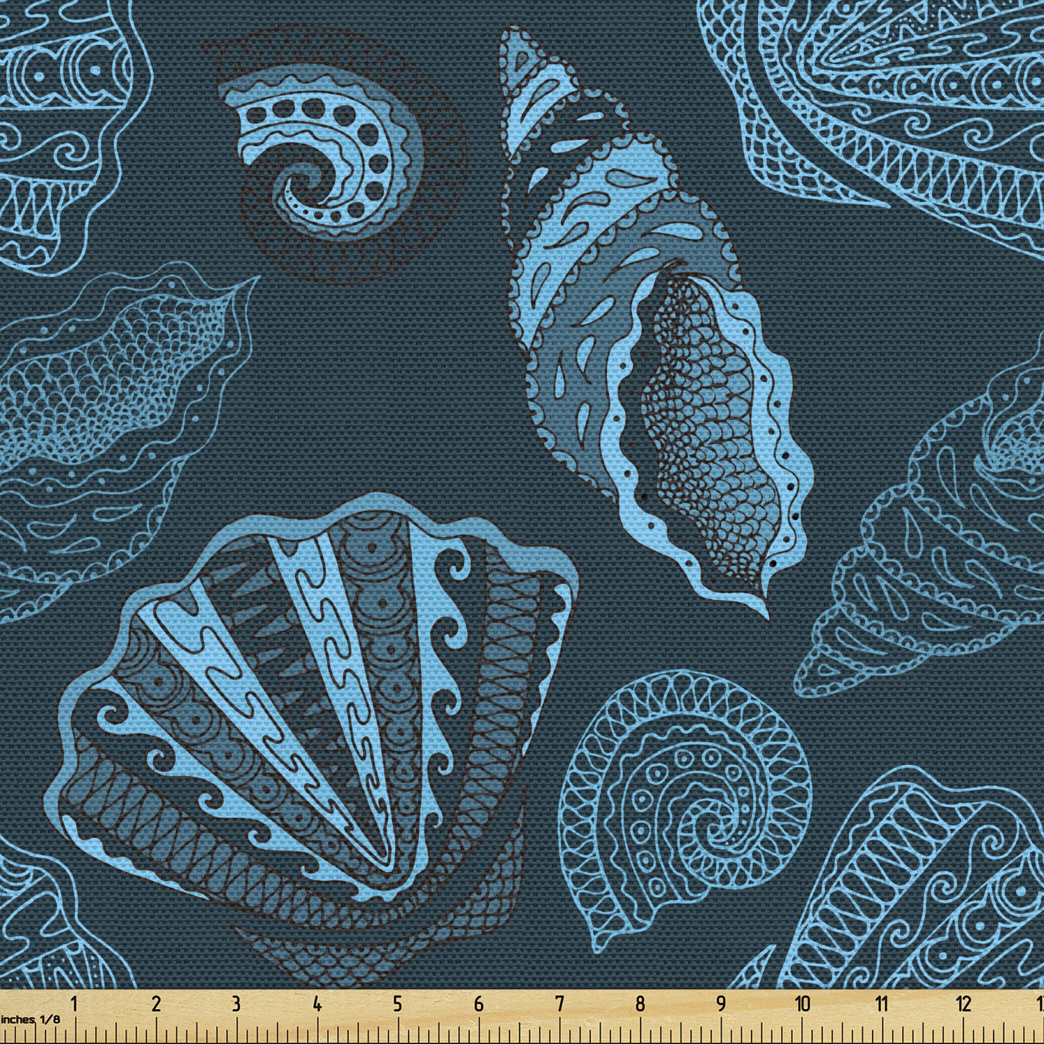 Ambesonne Dock Fabric by The Yard Decorative Upholstery Fabric for Home Accents - Picture 141 of 156
