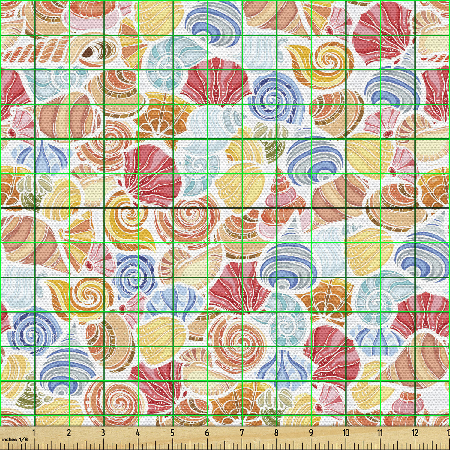 Ambesonne Dock Fabric by The Yard Decorative Upholstery Fabric for Home Accents - Picture 38 of 156