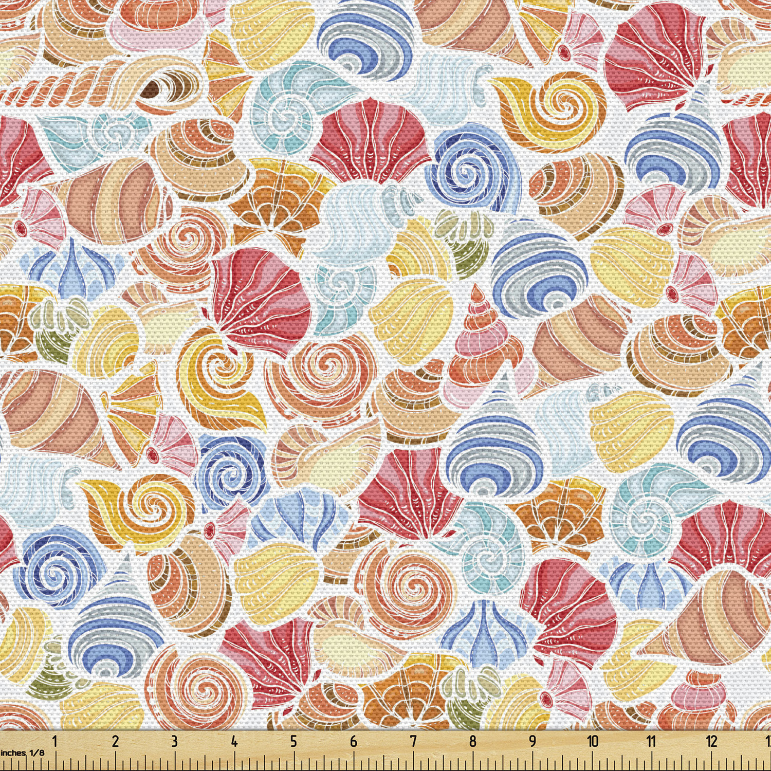 Ambesonne Dock Fabric by The Yard Decorative Upholstery Fabric for Home Accents - Picture 37 of 156