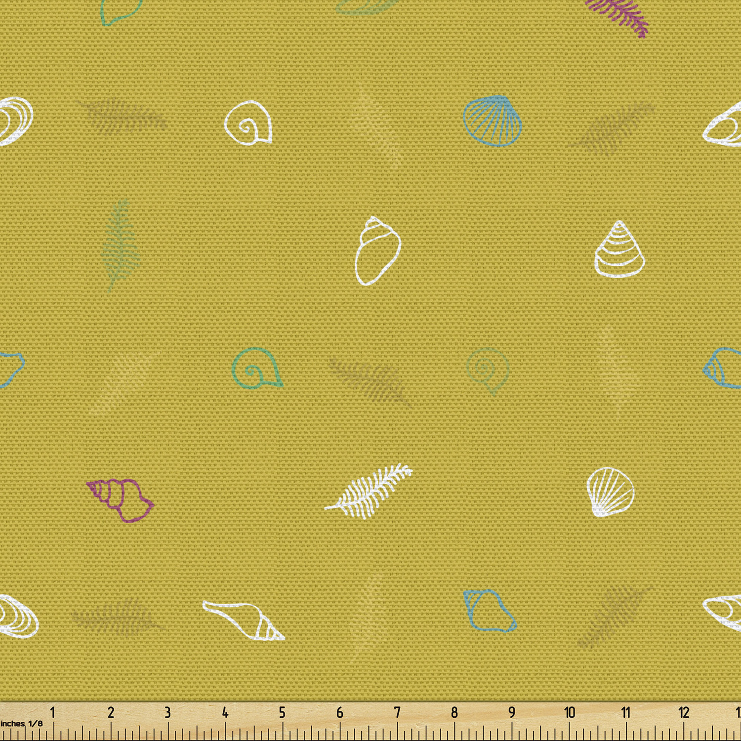 Ambesonne Dock Fabric by The Yard Decorative Upholstery Fabric for Home Accents - Picture 129 of 156