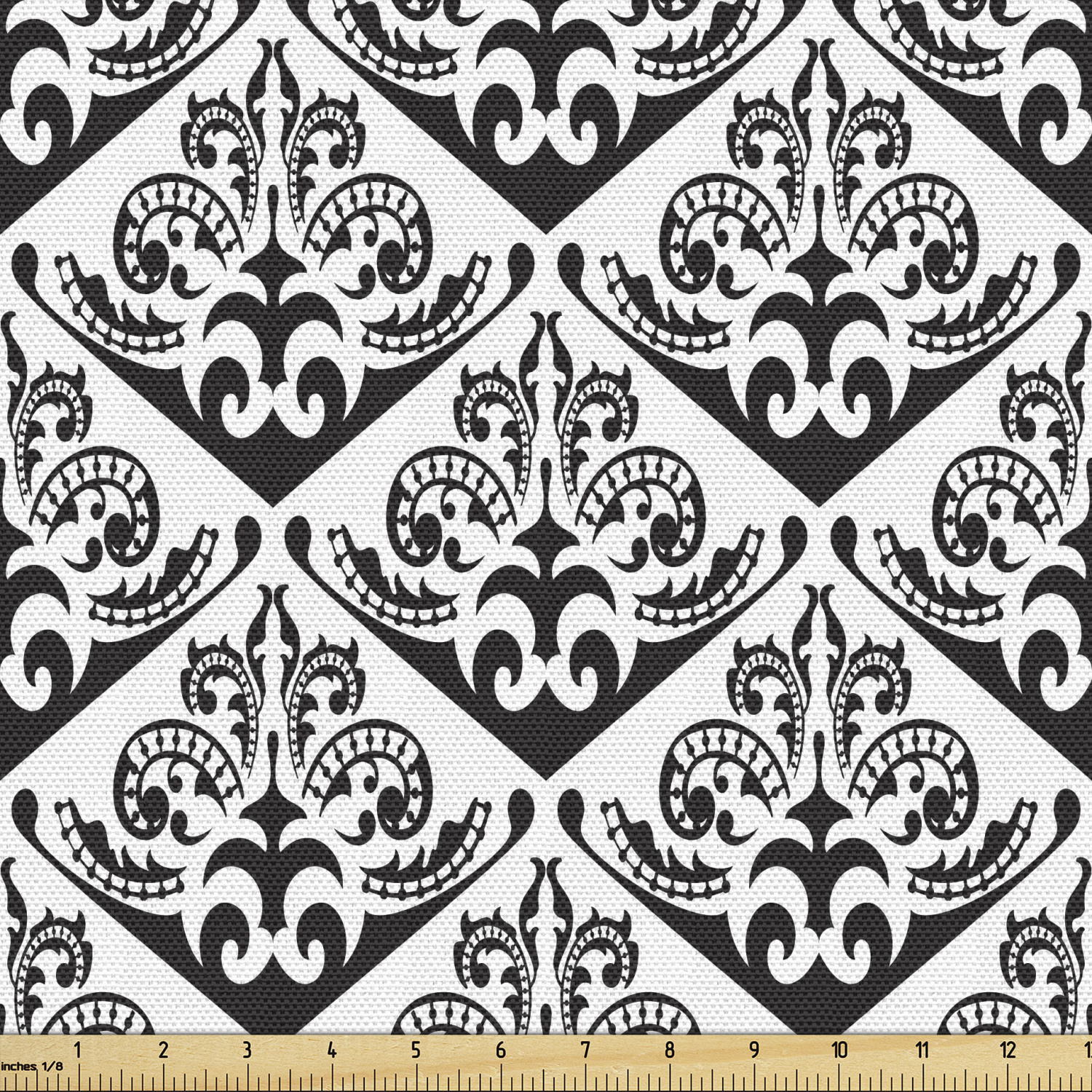 Ambesonne Dock Fabric by The Yard Decorative Upholstery Fabric for Home Accents - Picture 145 of 156
