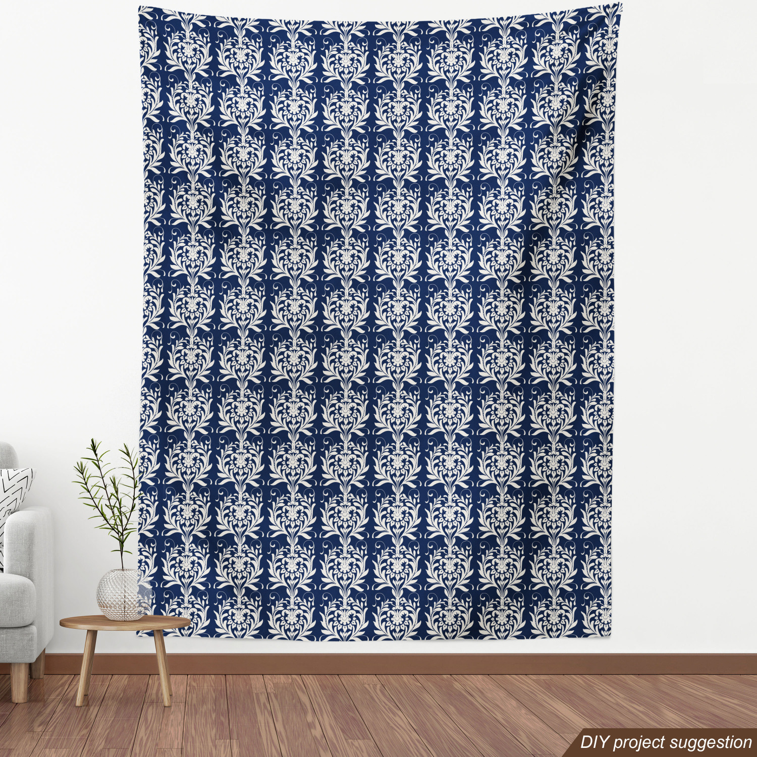 Ambesonne Dock Fabric by The Yard Decorative Upholstery Fabric for Home Accents - Picture 32 of 156