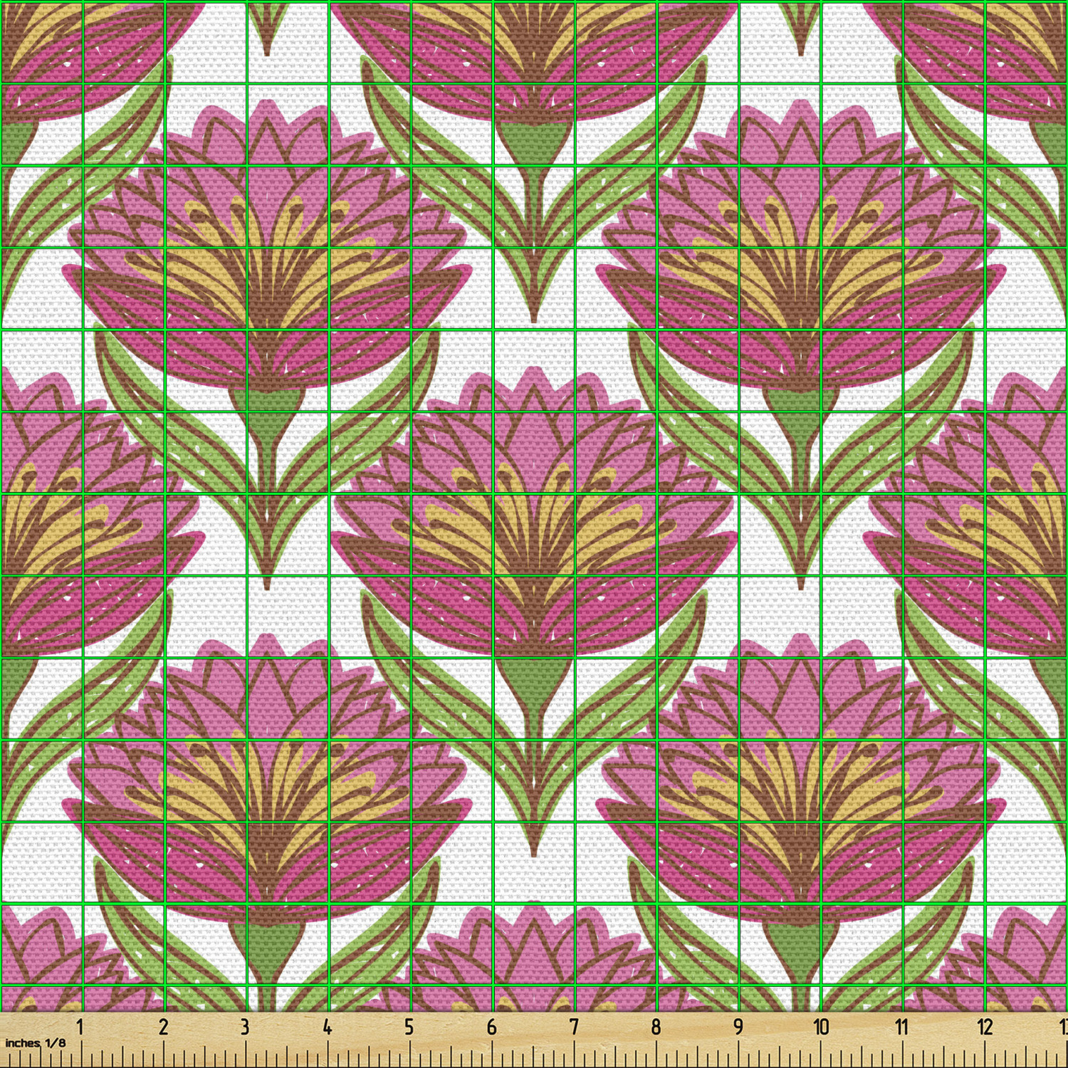 Ambesonne Dock Fabric by The Yard Decorative Upholstery Fabric for Home Accents - Picture 86 of 156