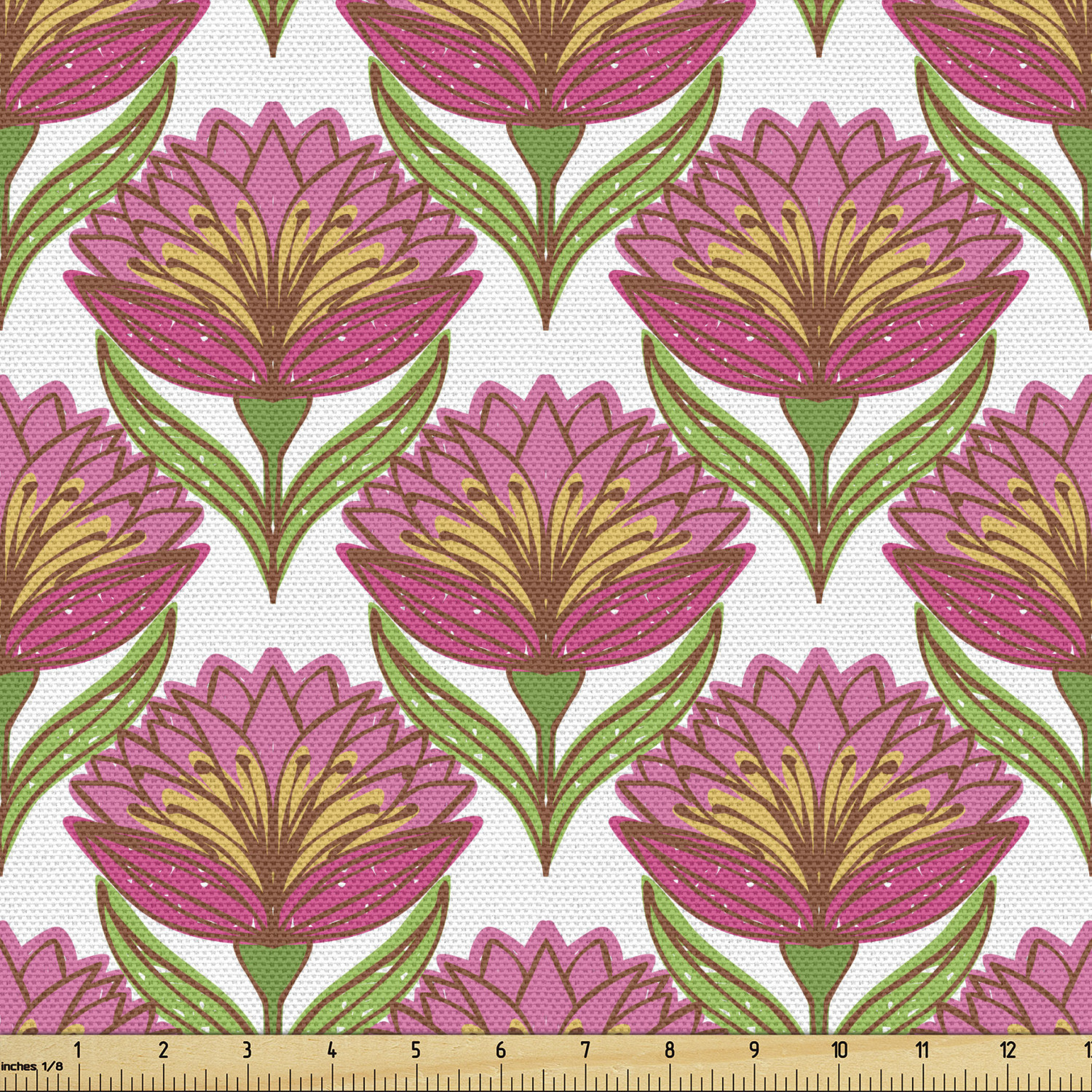 Ambesonne Dock Fabric by The Yard Decorative Upholstery Fabric for Home Accents - Picture 85 of 156