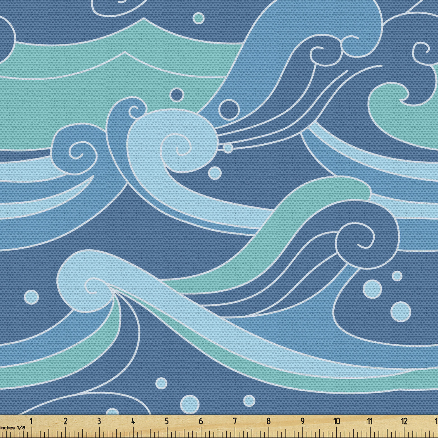 Ambesonne Dock Fabric by The Yard Decorative Upholstery Fabric for Home Accents - Picture 109 of 156