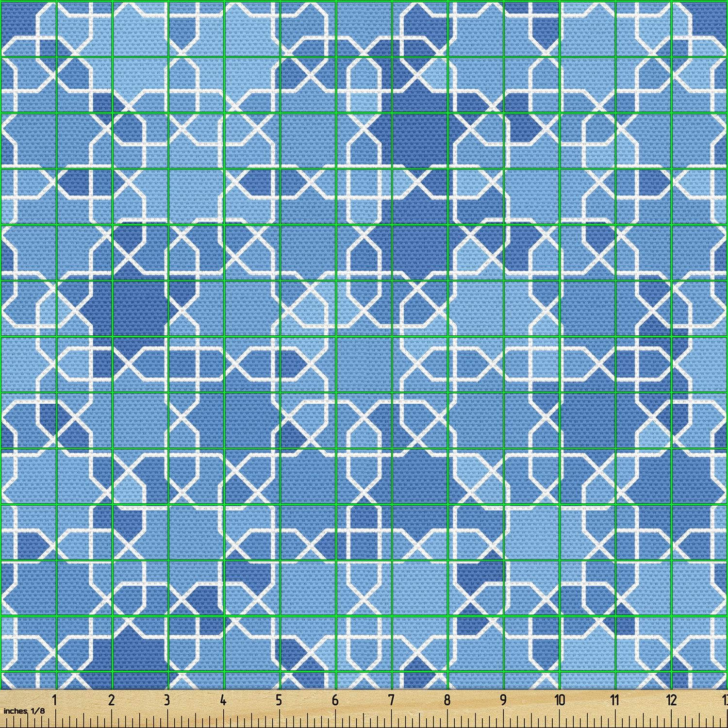 Ambesonne Oriental Pattern Fabric by the Yard Decorative Upholstery Home Accents - Picture 151 of 161