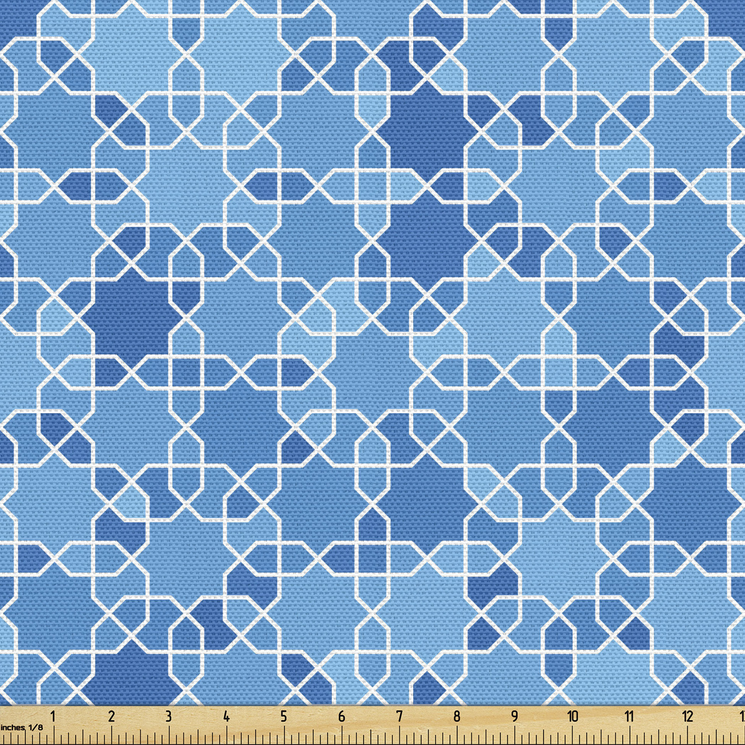 Ambesonne Oriental Pattern Fabric by the Yard Decorative Upholstery Home Accents - Picture 150 of 161