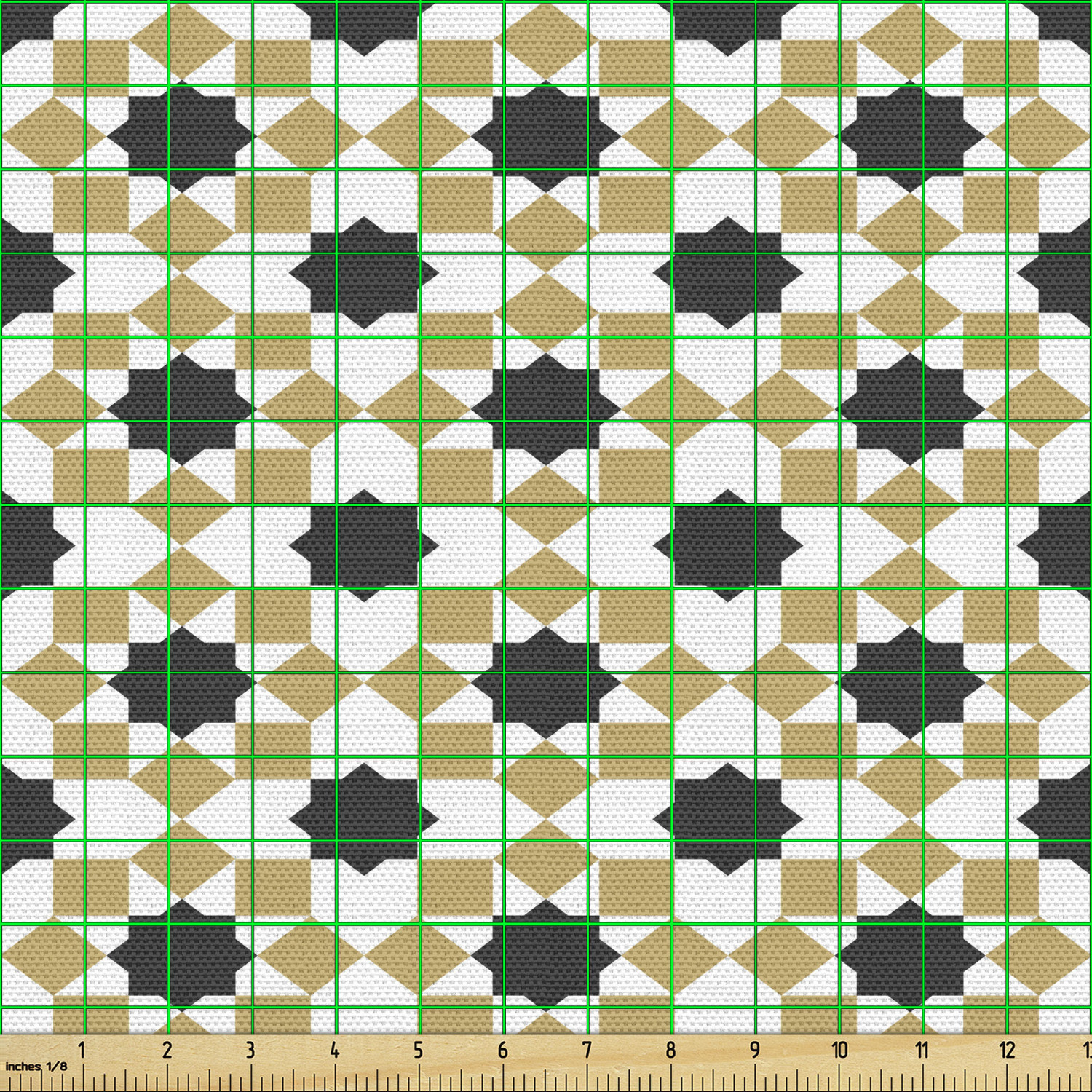 Ambesonne Oriental Pattern Fabric by the Yard Decorative Upholstery Home Accents - Picture 46 of 161