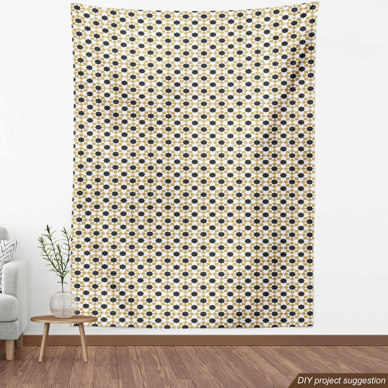 Ambesonne Oriental Pattern Fabric by the Yard Decorative Upholstery Home Accents - Picture 48 of 161