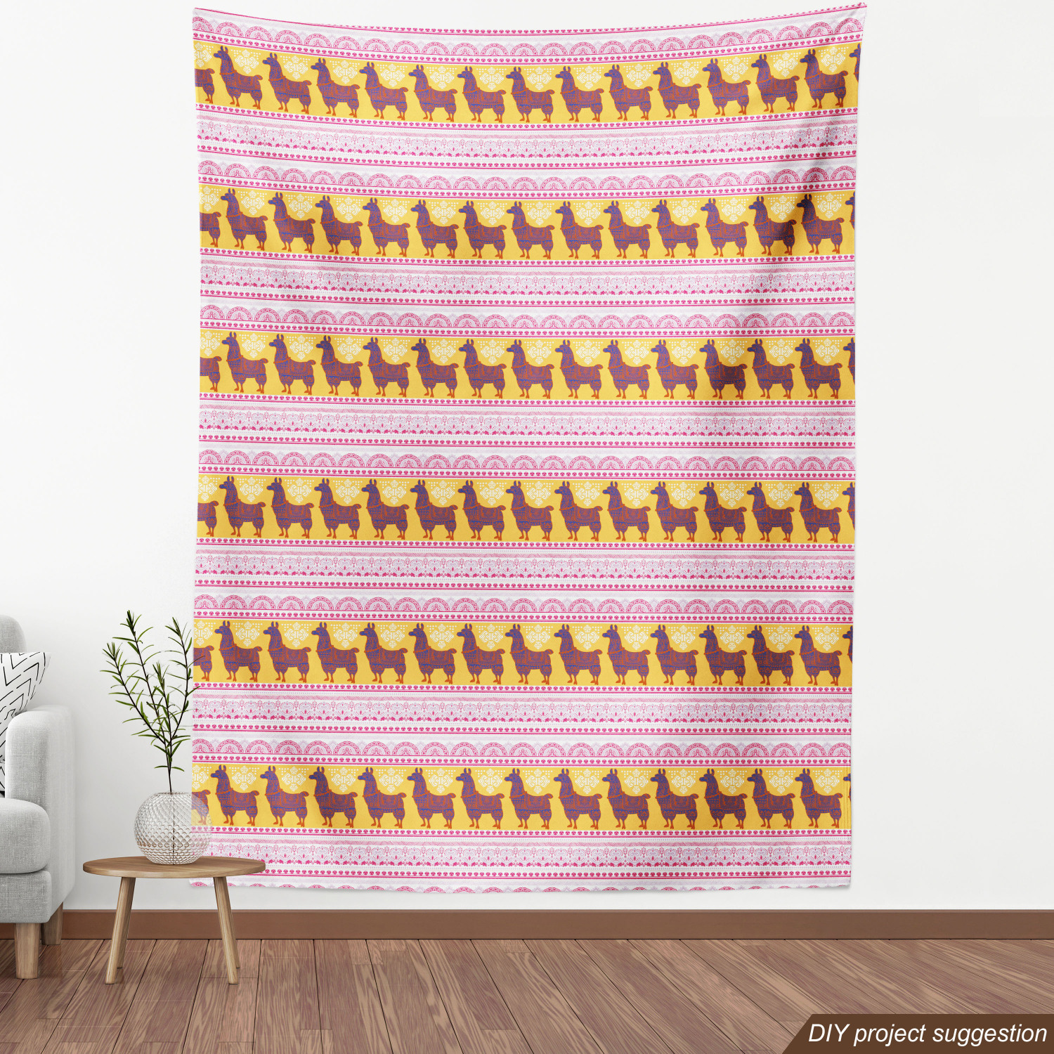 Ambesonne Oriental Pattern Fabric by the Yard Decorative Upholstery Home Accents - Picture 117 of 161